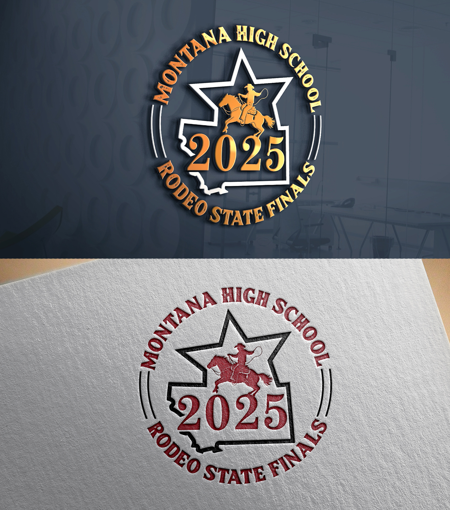 Logo Design by 24ksunny for Montana HS Rodeo Association | Design #34334096