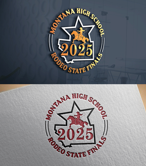 Logo Design by 24ksunny for Montana HS Rodeo Association | Design: #34334096