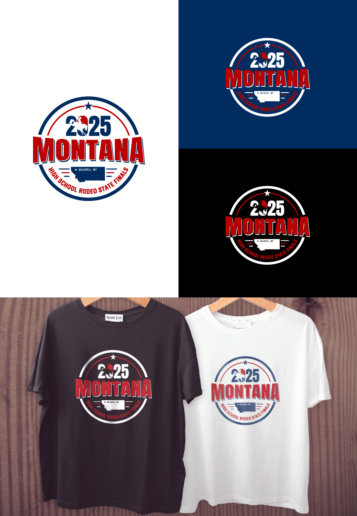Logo Design by jonkonrad for Montana HS Rodeo Association | Design #34334435