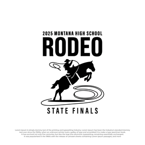 Logo Design by Ura Designs for Montana HS Rodeo Association | Design: #34378029