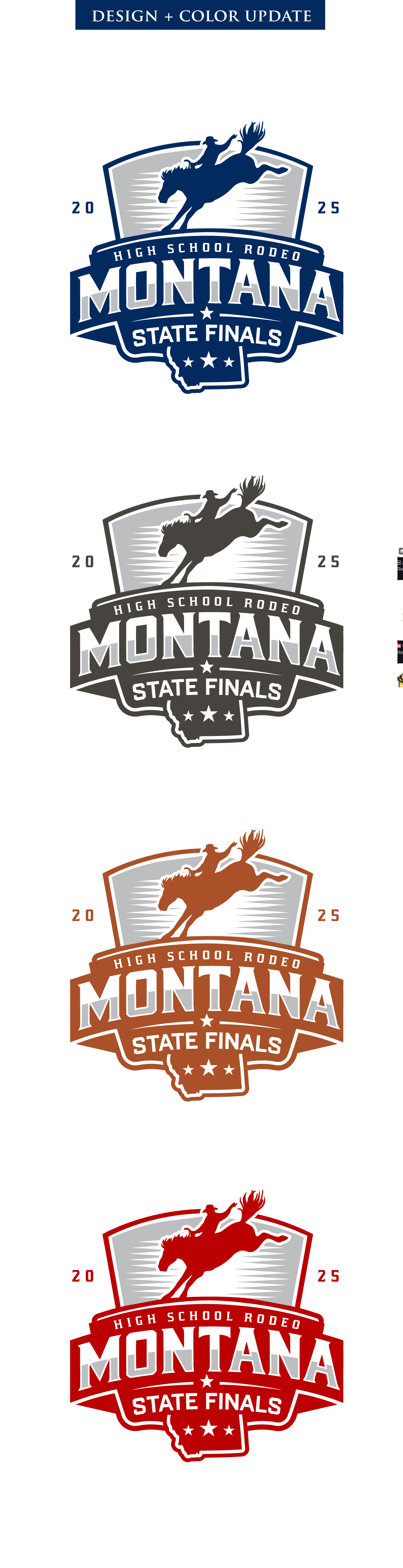 Logo Design by apik. for Montana HS Rodeo Association | Design #34333544