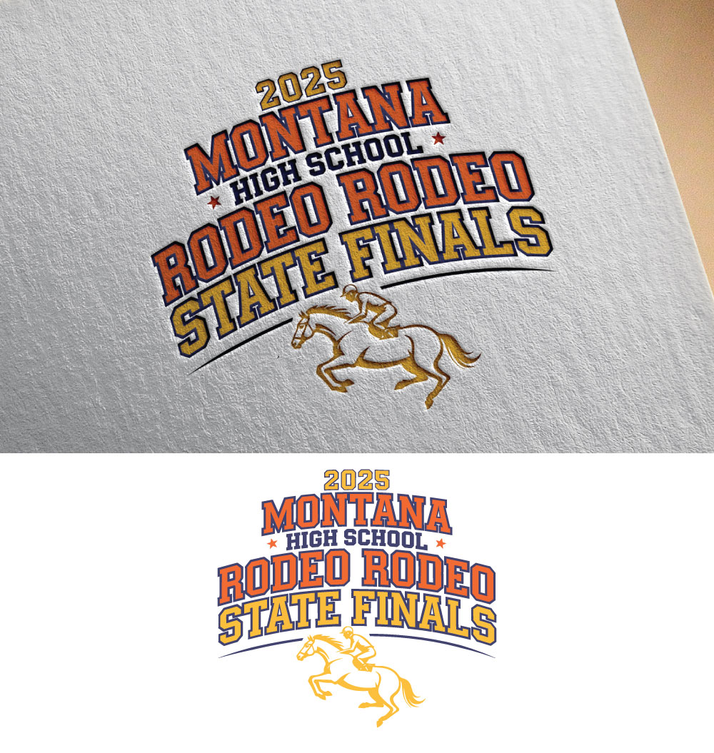 Logo Design by bute for Montana HS Rodeo Association | Design #34364123