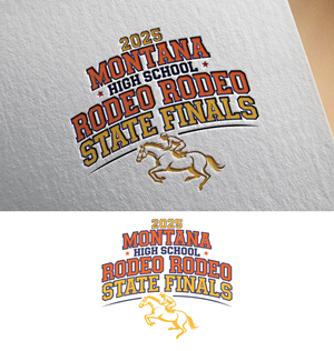 Logo Design by bute for Montana HS Rodeo Association | Design: #34364123