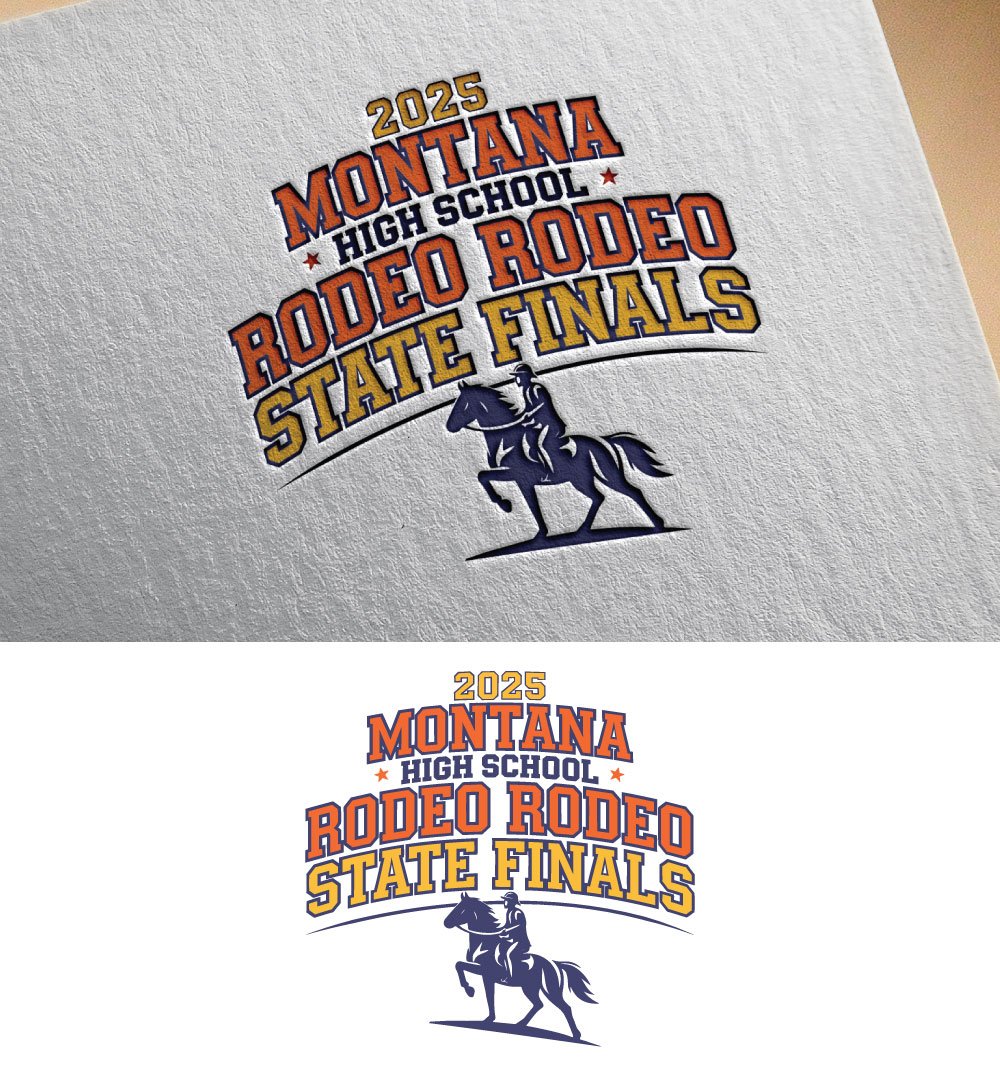 Logo Design by bute for Montana HS Rodeo Association | Design #34364124