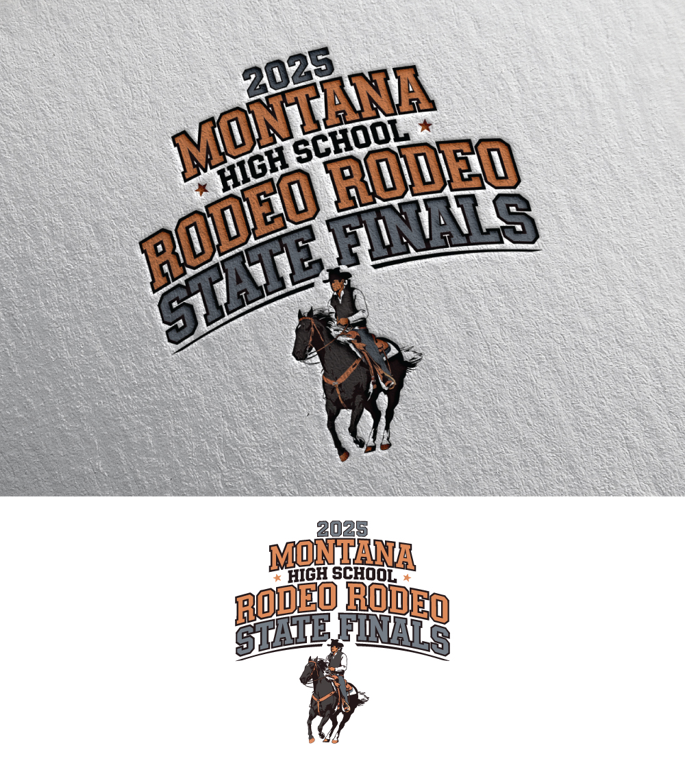 Logo Design by bute for Montana HS Rodeo Association | Design #34380034