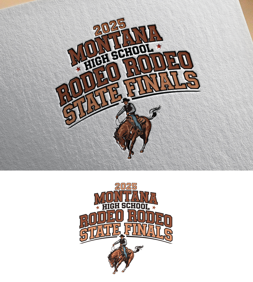 Logo Design by bute for Montana HS Rodeo Association | Design #34380035