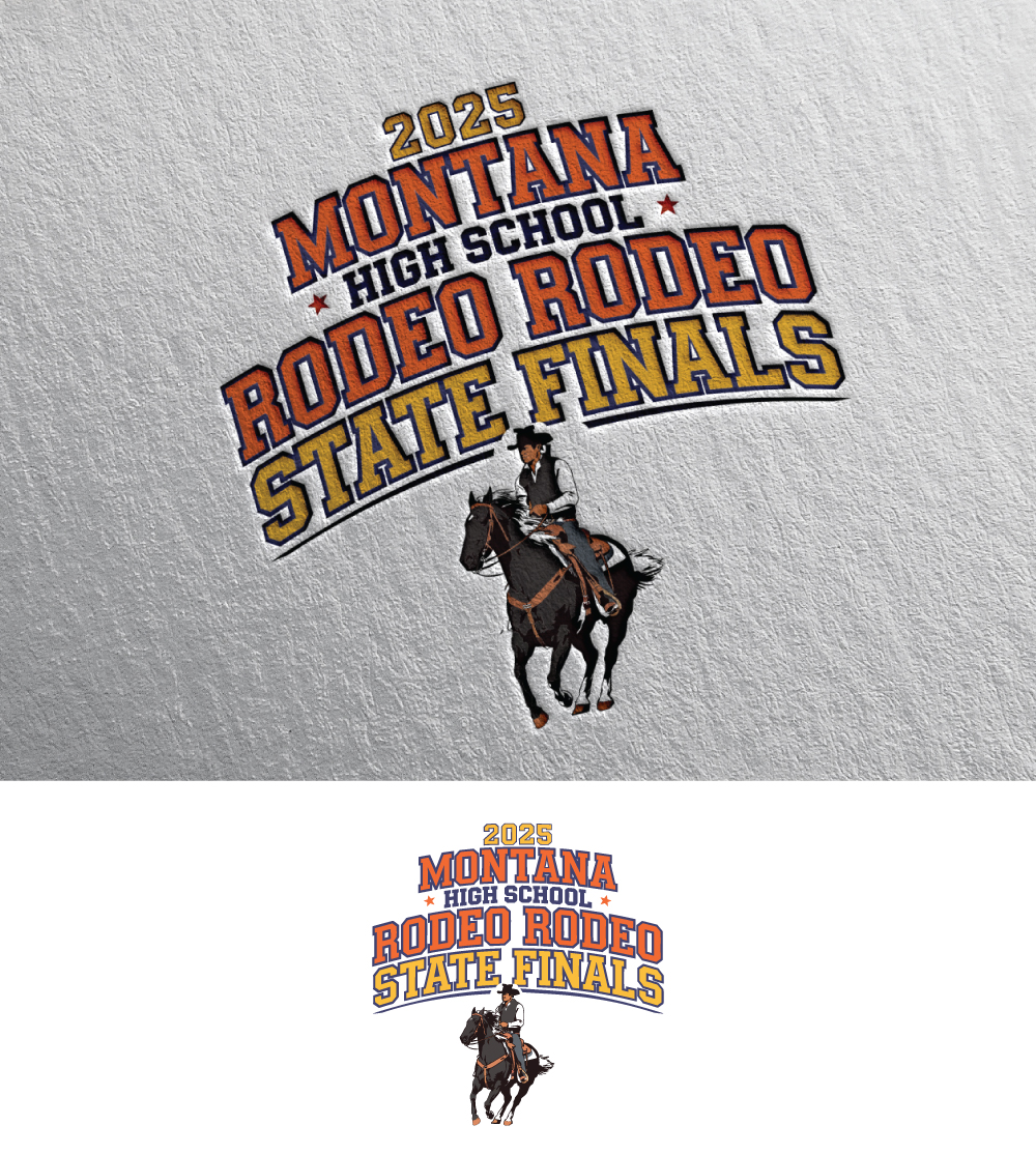 Logo Design by bute for Montana HS Rodeo Association | Design #34380037