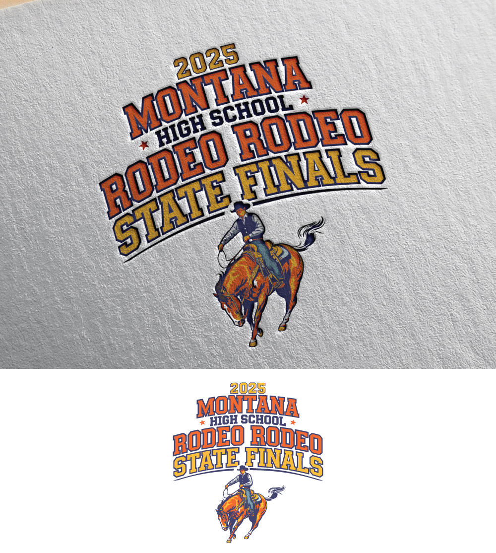 Logo Design by bute for Montana HS Rodeo Association | Design #34380038