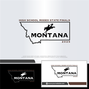 Logo Design by win it for Montana HS Rodeo Association | Design: #34332966