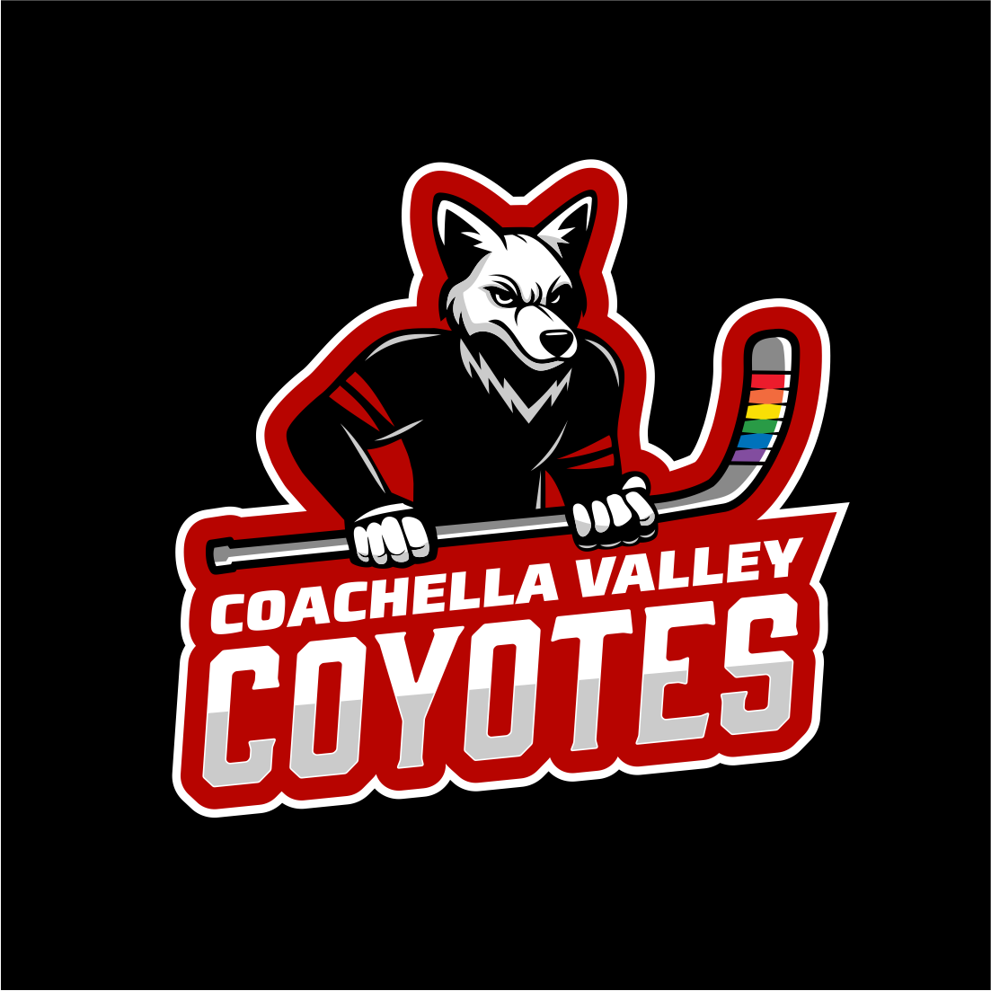 Logo Design by design.picnic for Coachella Valley LGBT Hockey Association | Design #34345487