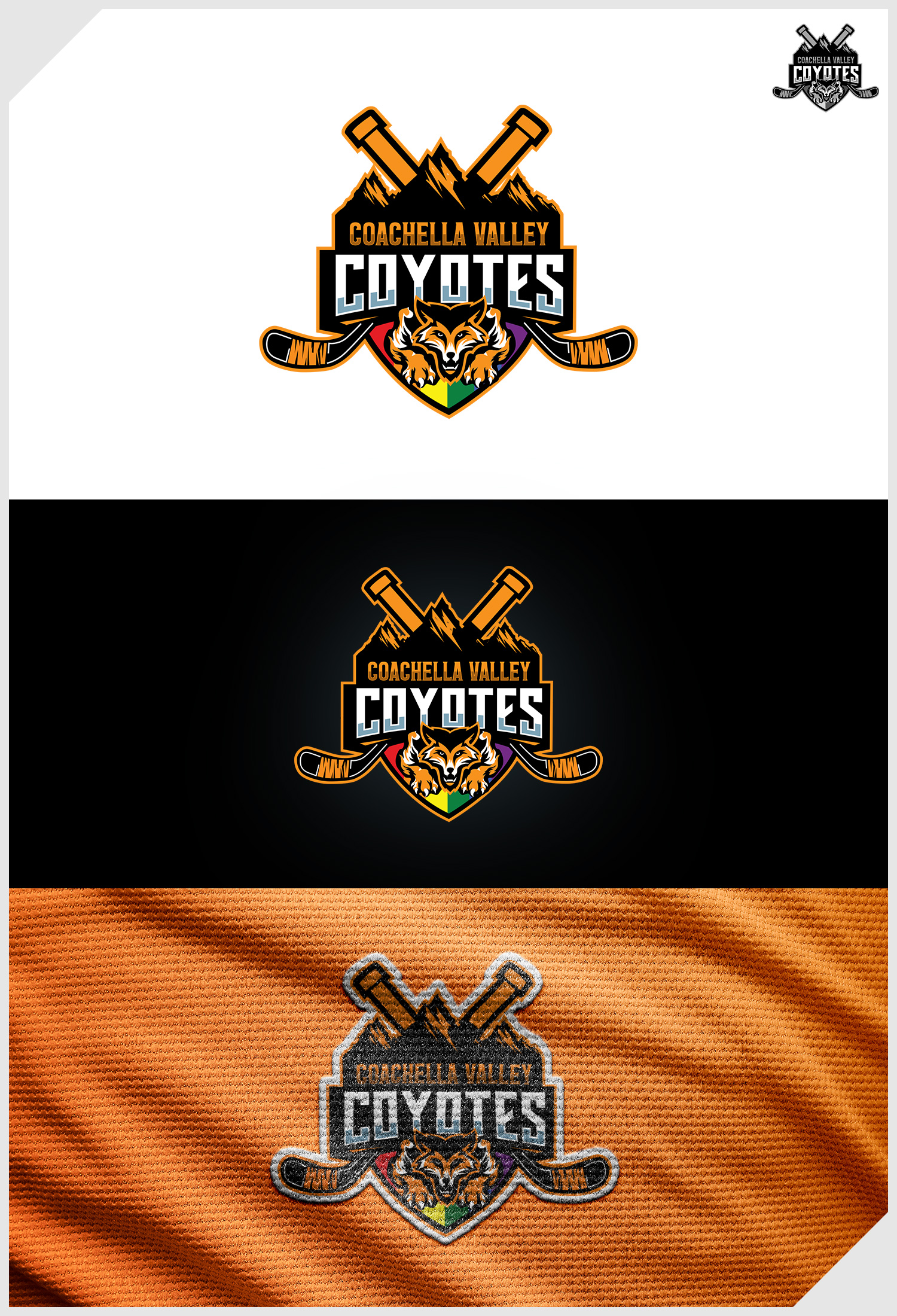 Logo Design by IDesign1606 for Coachella Valley LGBT Hockey Association | Design #34356648