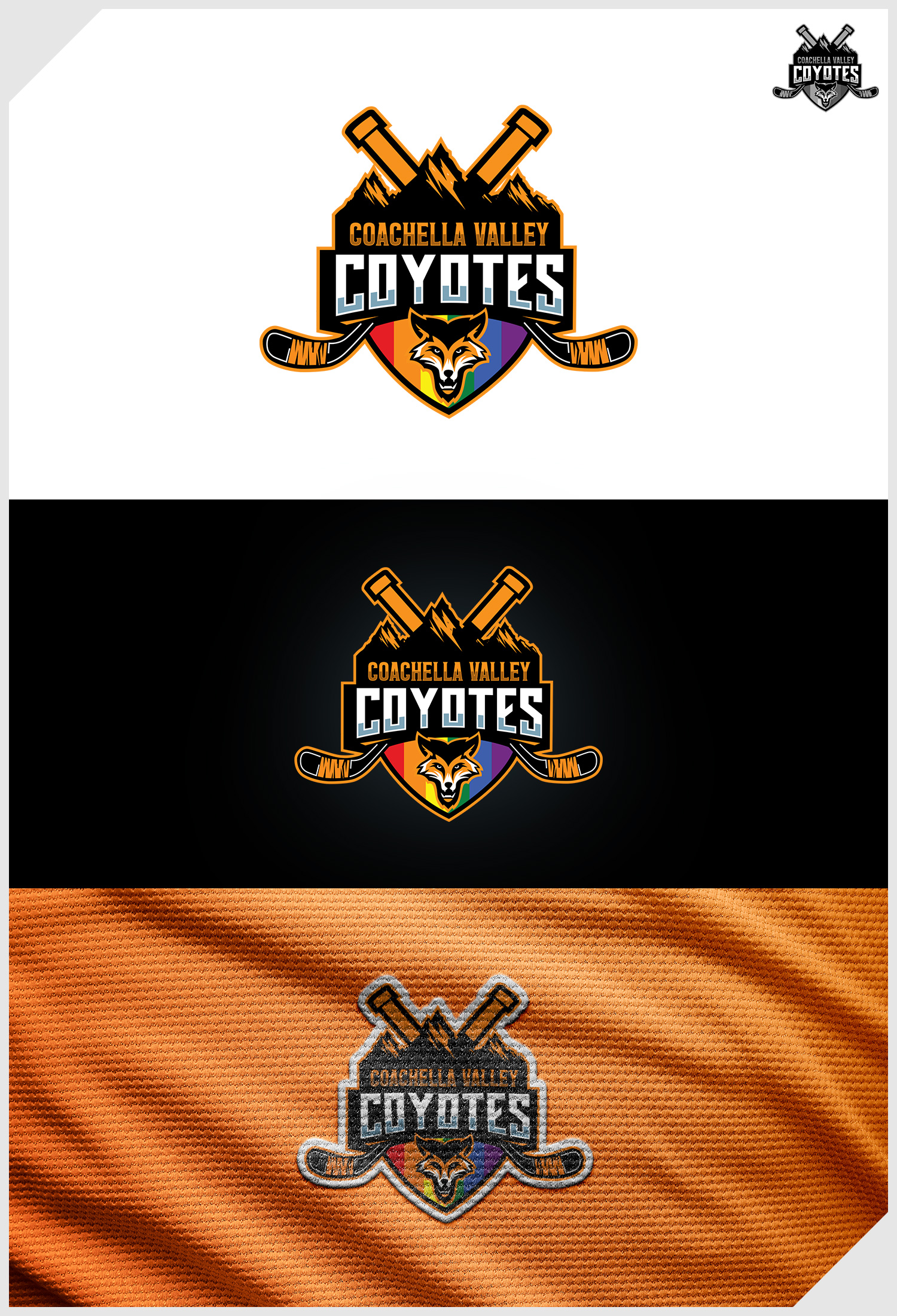 Logo Design by IDesign1606 for Coachella Valley LGBT Hockey Association | Design #34356649