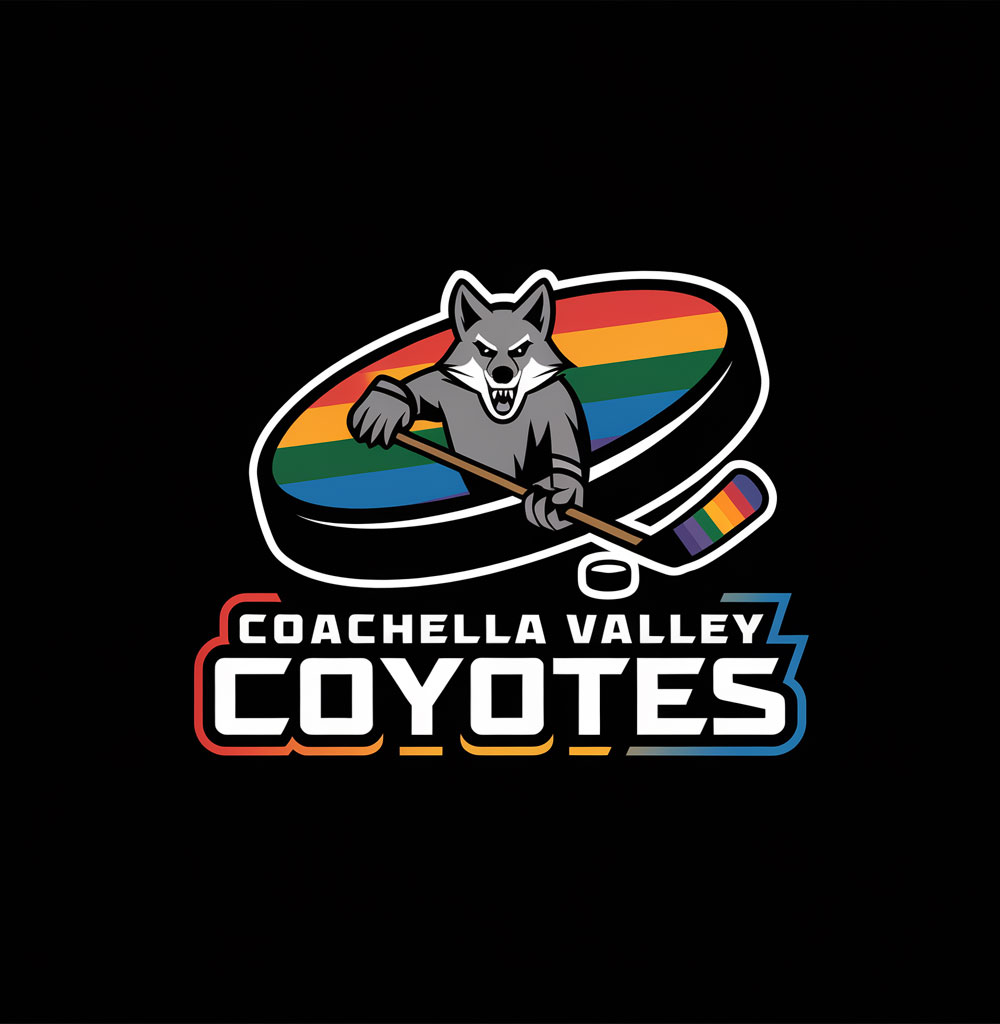 Logo Design by DesignVerse777 for Coachella Valley LGBT Hockey Association | Design #34343058