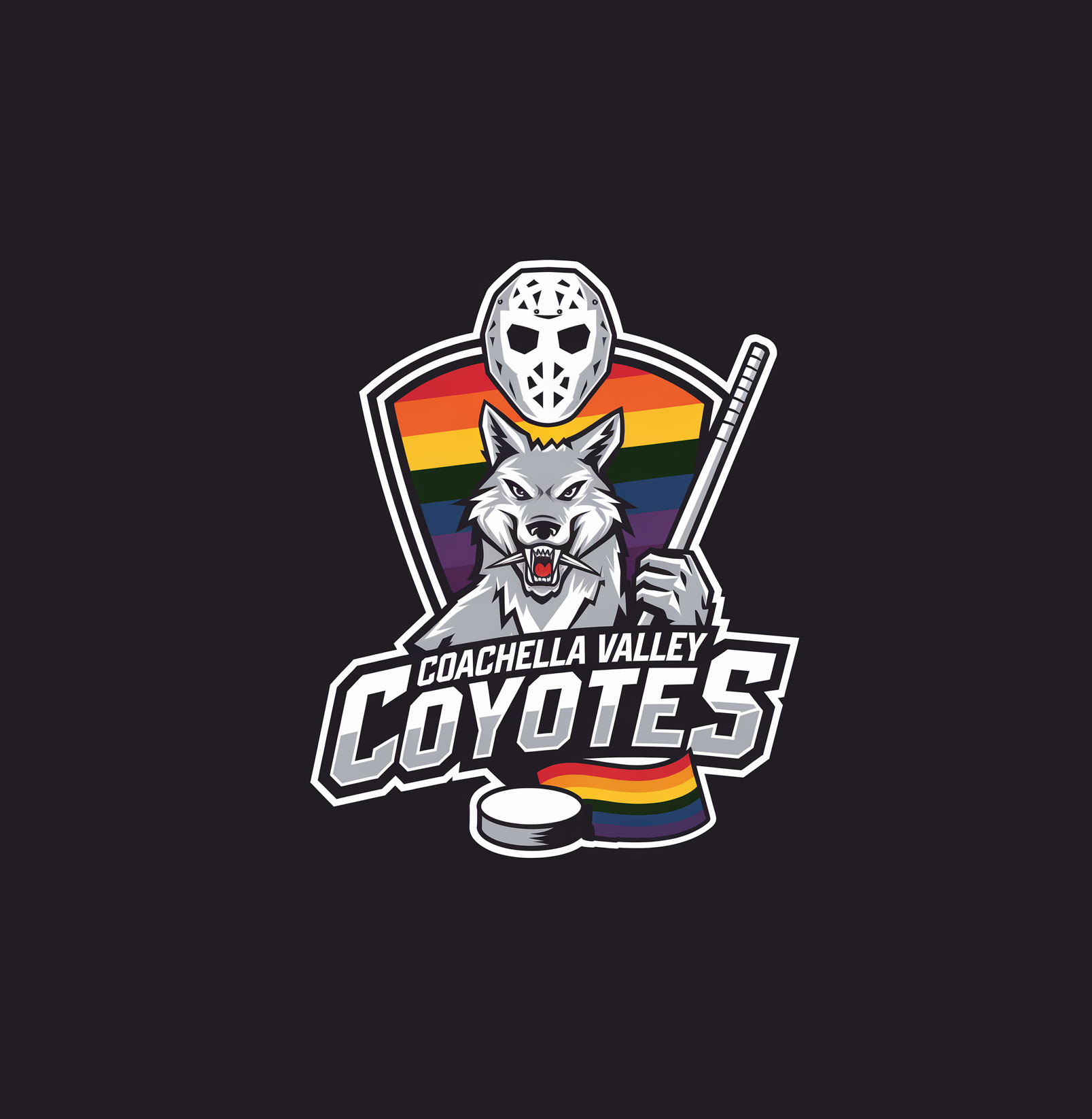 Logo Design by DesignVerse777 for Coachella Valley LGBT Hockey Association | Design #34343059
