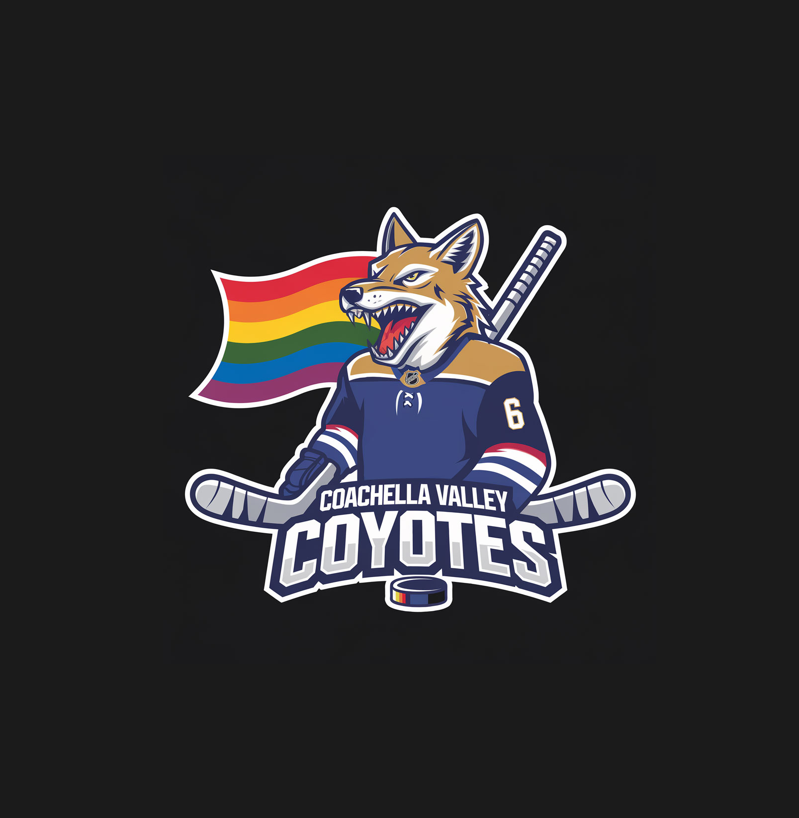 Logo Design by DesignVerse777 for Coachella Valley LGBT Hockey Association | Design #34343060
