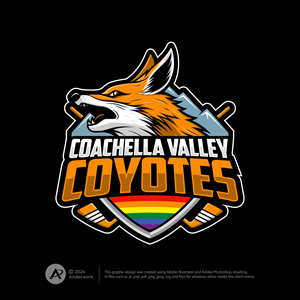 Logo-Design von Anderwork für Coachella Valley LGBT Hockey Association | Design: #34354924