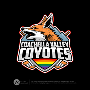 Logo-Design von Anderwork für Coachella Valley LGBT Hockey Association | Design: #34354927