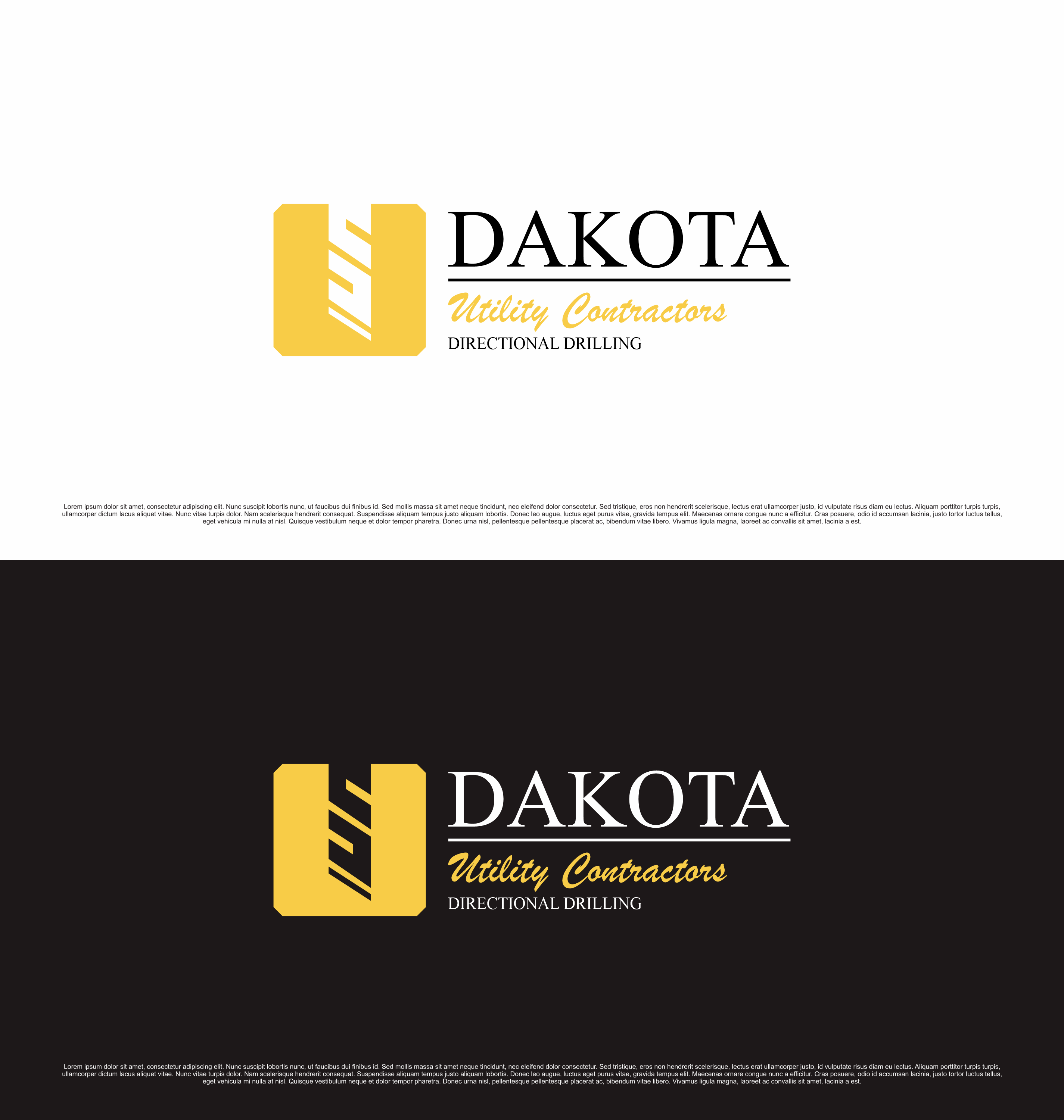 Logo Design by saesean for Dakota Utility Contractors LLC | Design #34349642