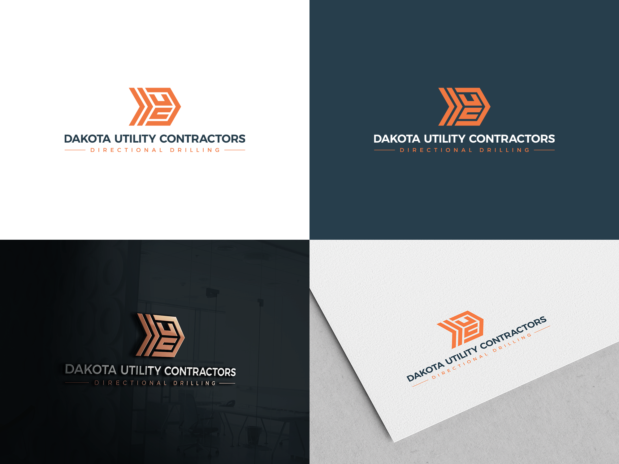 Logo Design by COLOUR CREATIVE for Dakota Utility Contractors LLC | Design #34371913