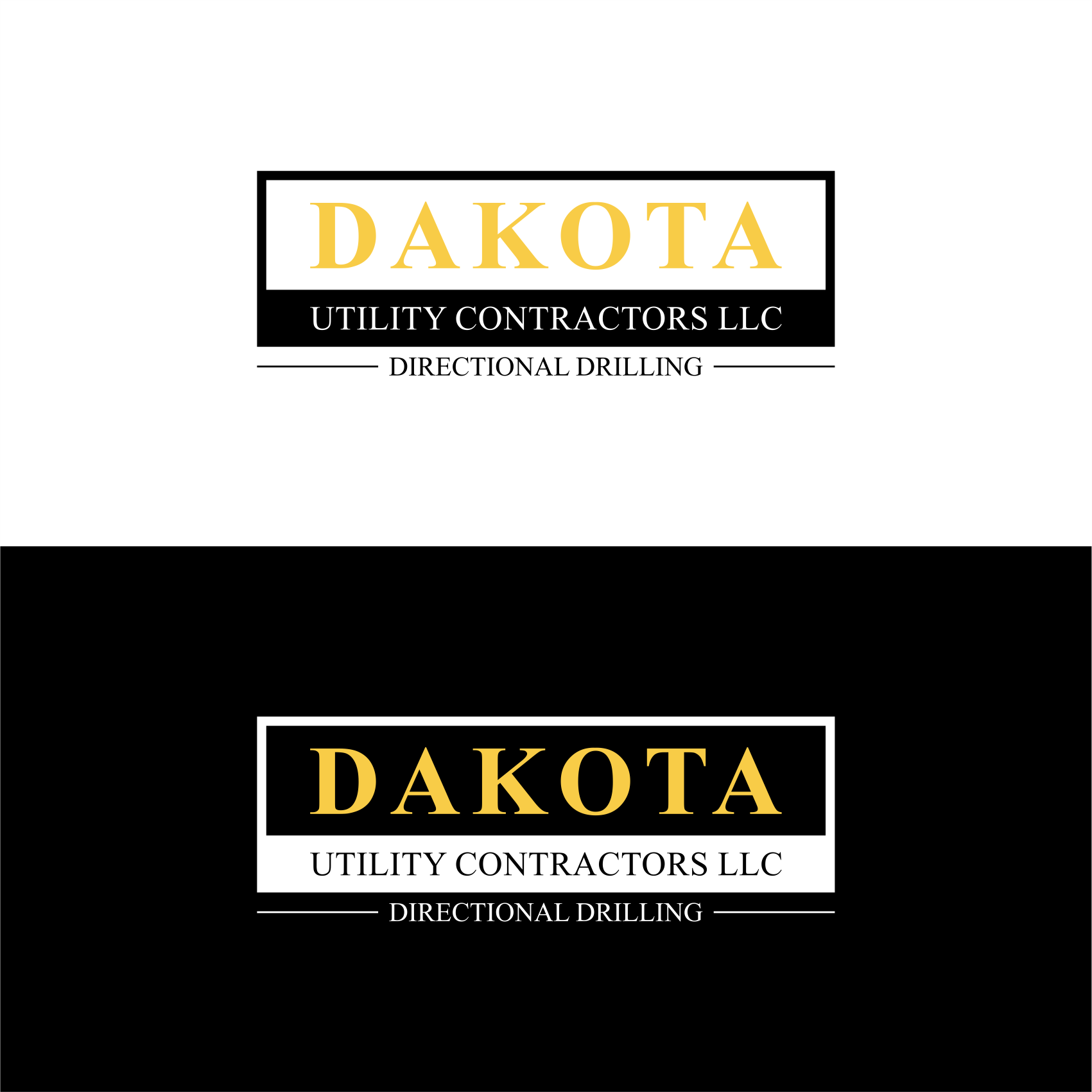Logo-Design von dodobakauu für Dakota Utility Contractors LLC | Design #34342377