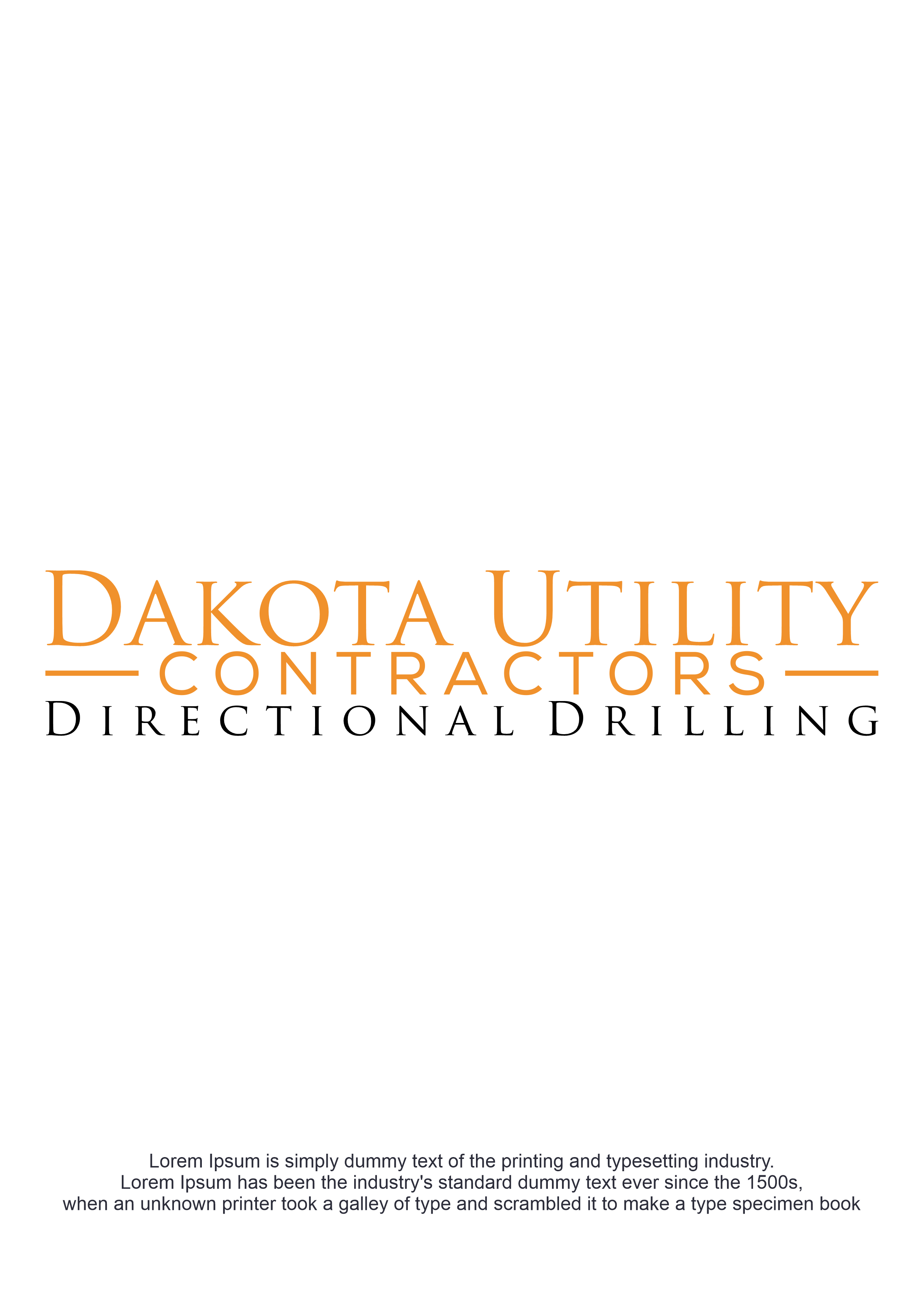 Logo-Design von Abigaill_design für Dakota Utility Contractors LLC | Design #34345382