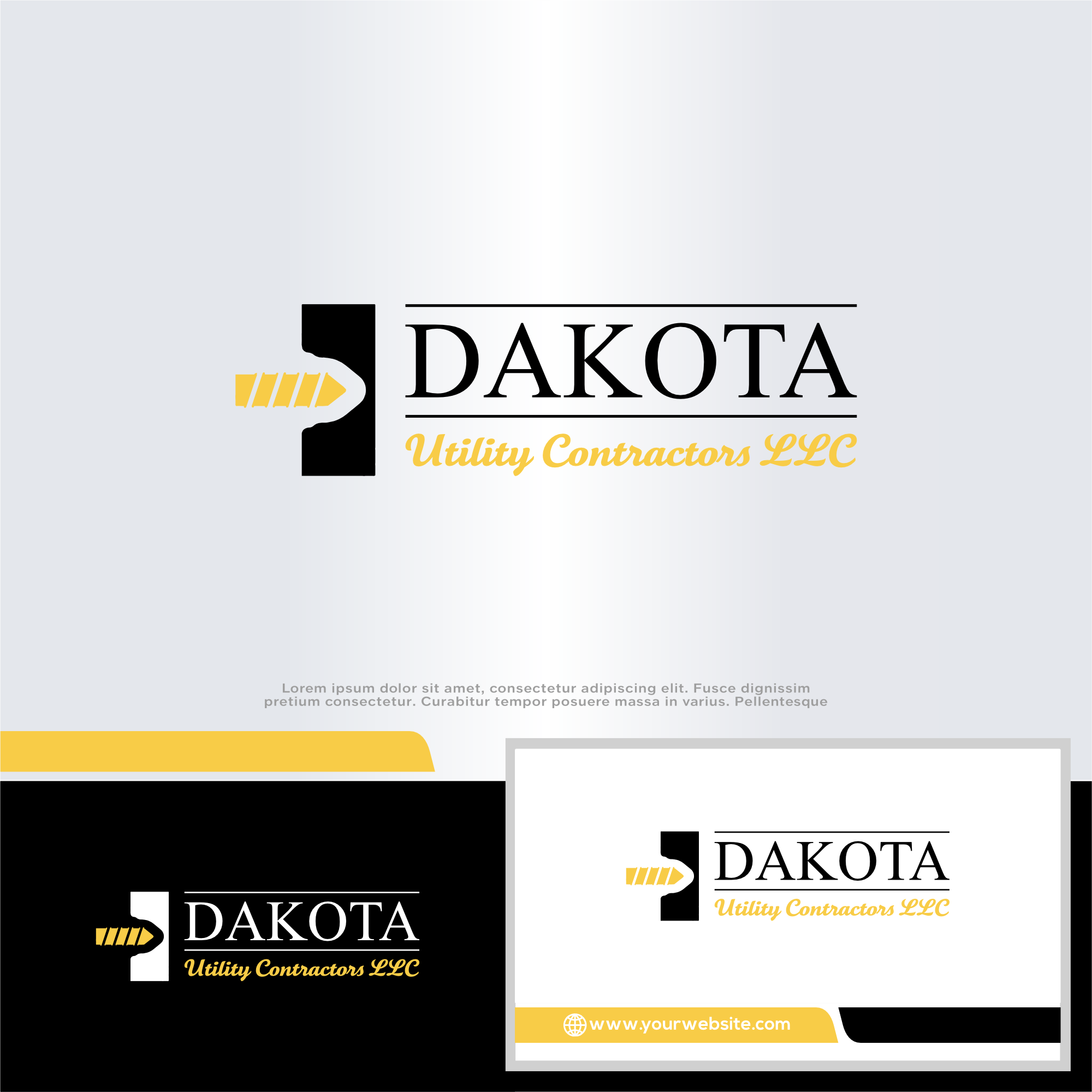 Logo Design by win it for Dakota Utility Contractors LLC | Design #34340119