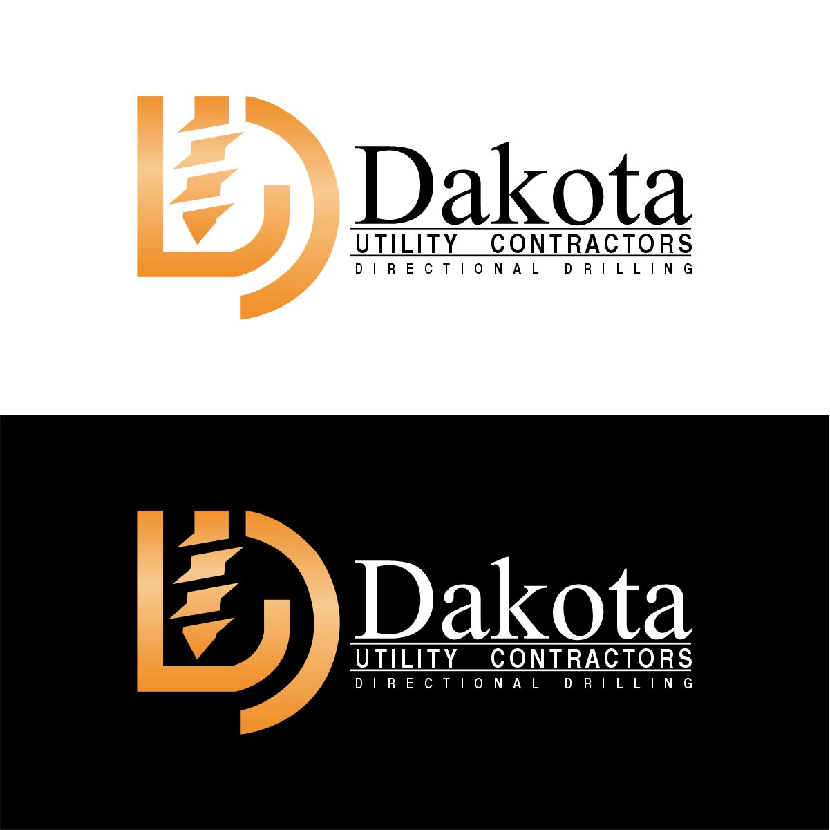 Logo-Design von creative.bugs für Dakota Utility Contractors LLC | Design #34347919