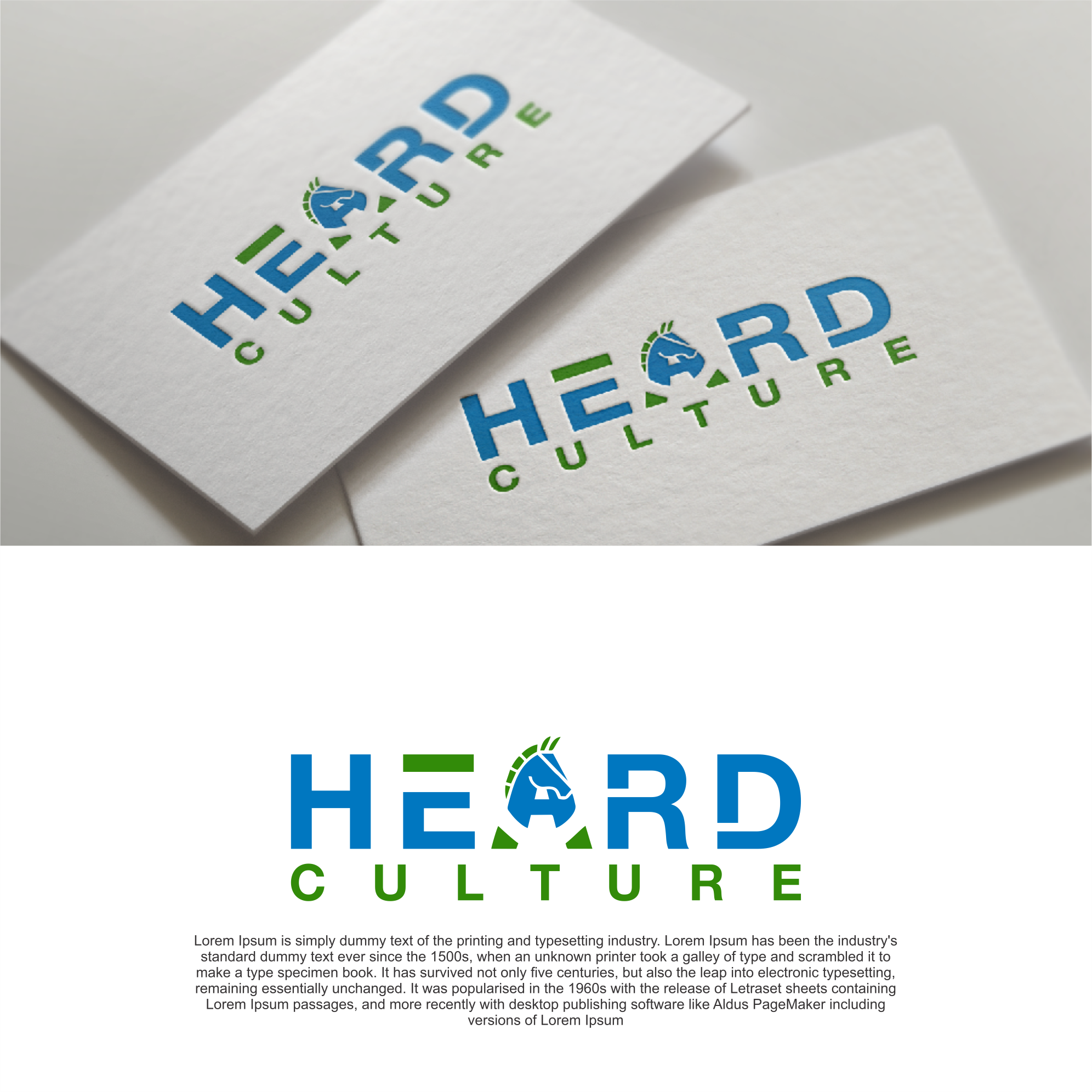 Logo Design by diego costa for Heard Culture LLC  | Design #34339704