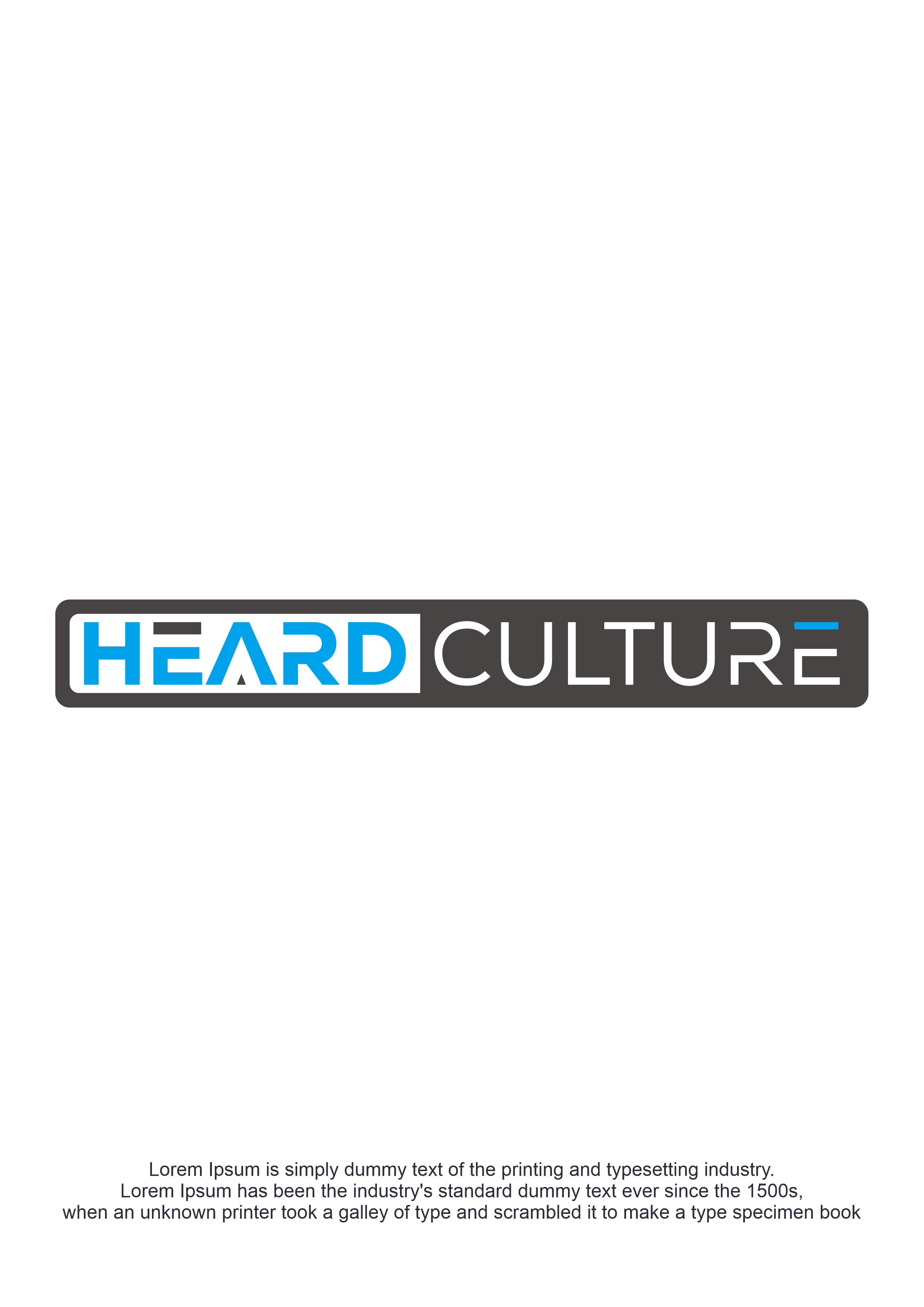 Diseño de Logo por Abigaill_design para Heard Culture LLC  | Diseño #34342236