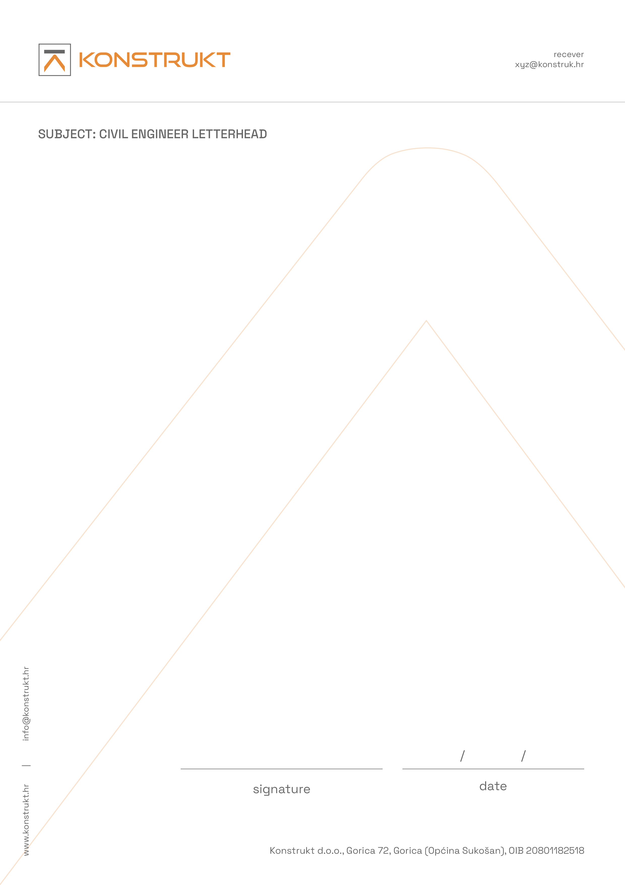 Letterhead Design by Andrés Sebastián for this project | Design #34342174