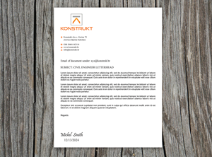 Letterhead Design by Expert Bappy for this project | Design: #34339278