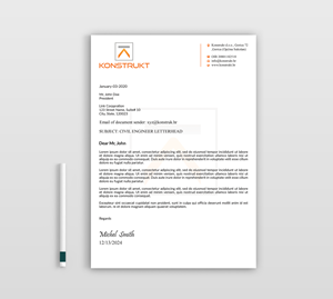 Letterhead Design by Expert Bappy for this project | Design: #34347557