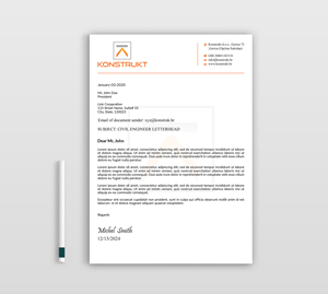 Letterhead Design by Expert Bappy for this project | Design: #34347558