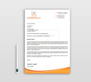 Letterhead Design by Expert Bappy for this project | Design: #34347559