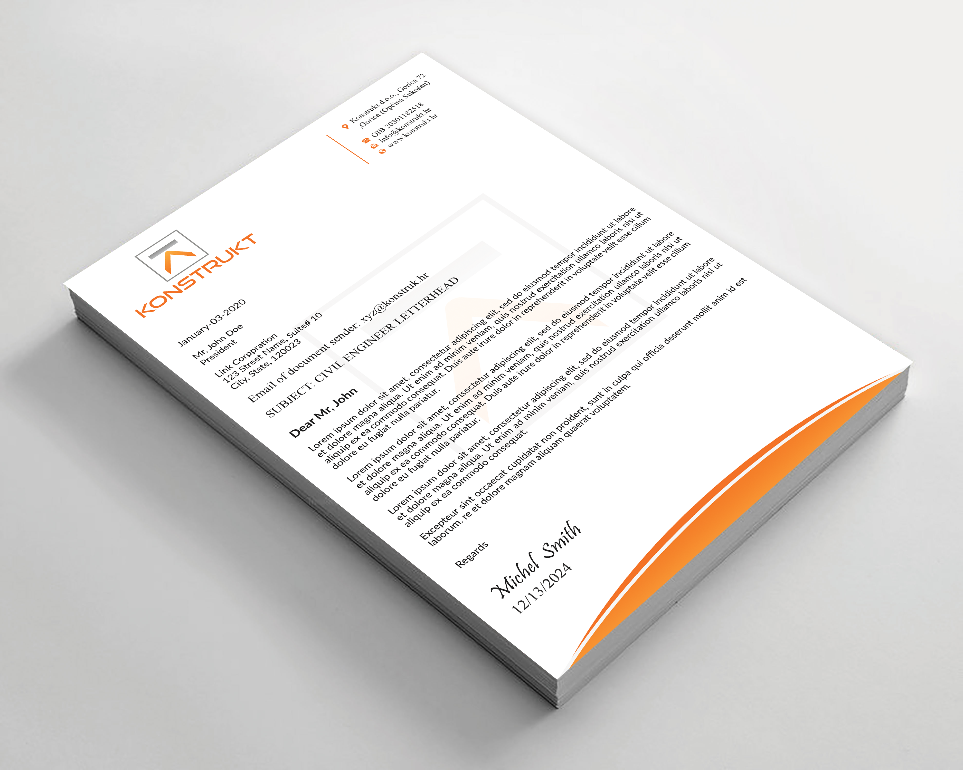 Briefkopf-Design von Expert Bappy für dieses Projekt | Design #34347601