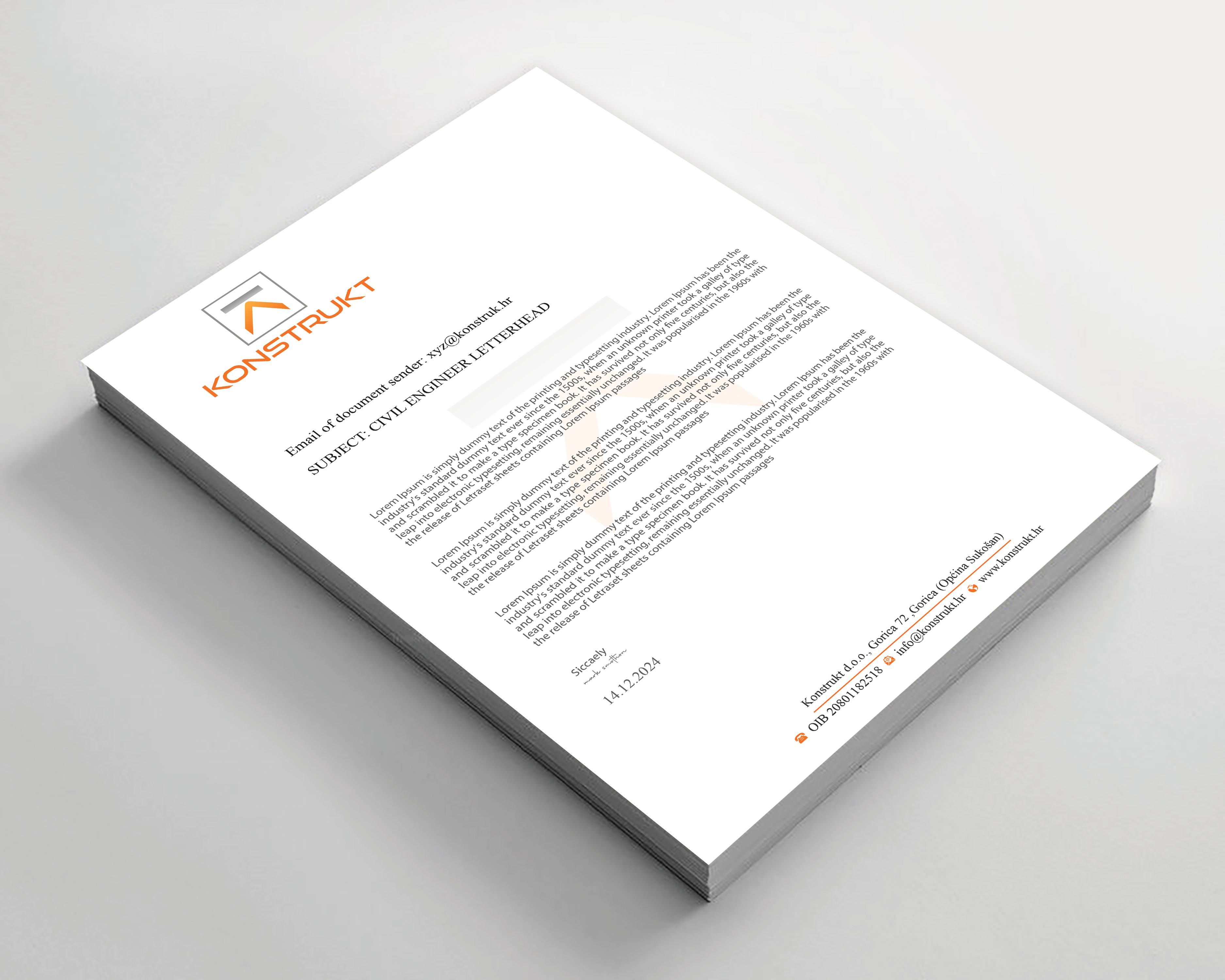 Letterhead Design by Expert Bappy for this project | Design #34349873