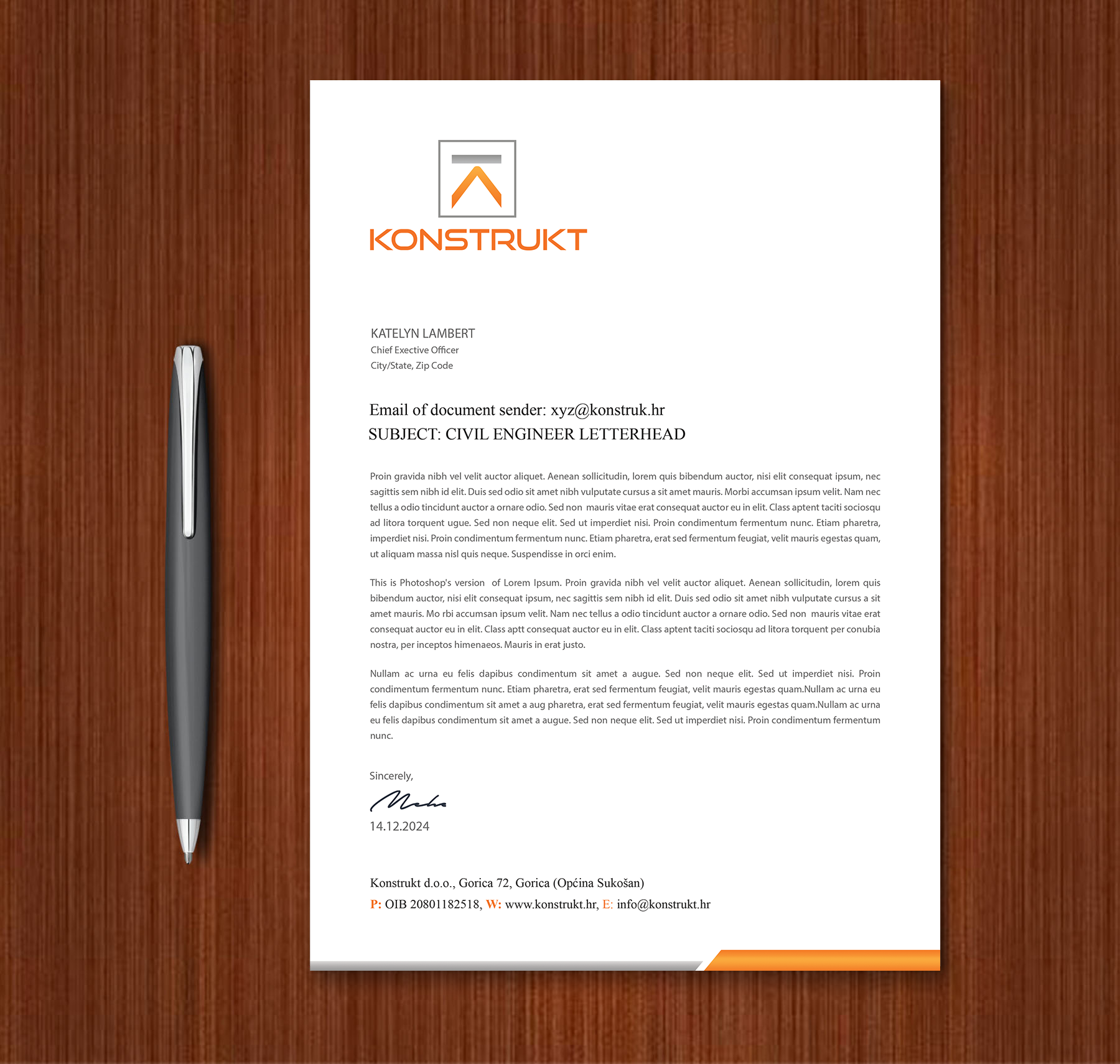 Letterhead Design by Expert Bappy for this project | Design #34349910