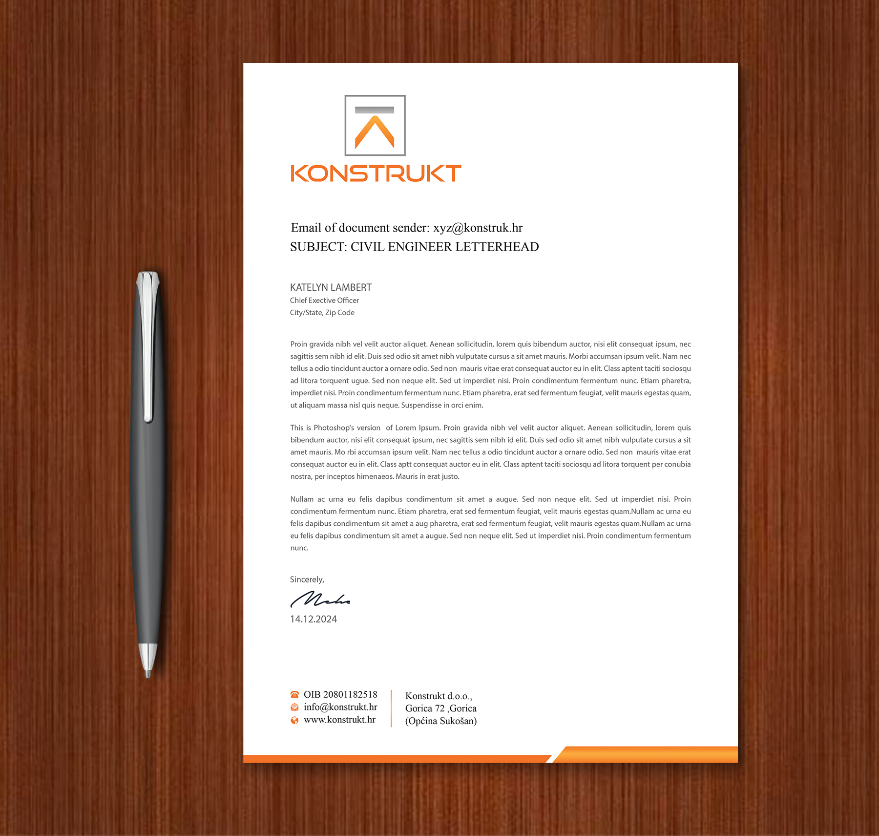 Letterhead Design by Expert Bappy for this project | Design #34349917