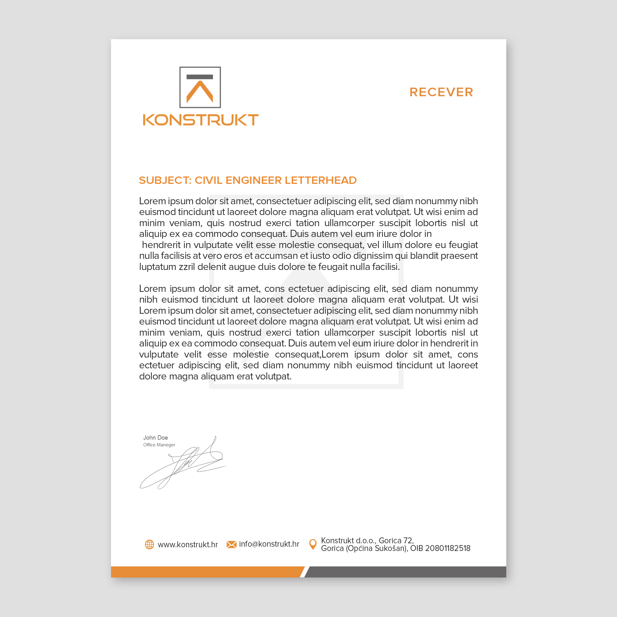 Letterhead Design by WellDesign for this project | Design #34363560