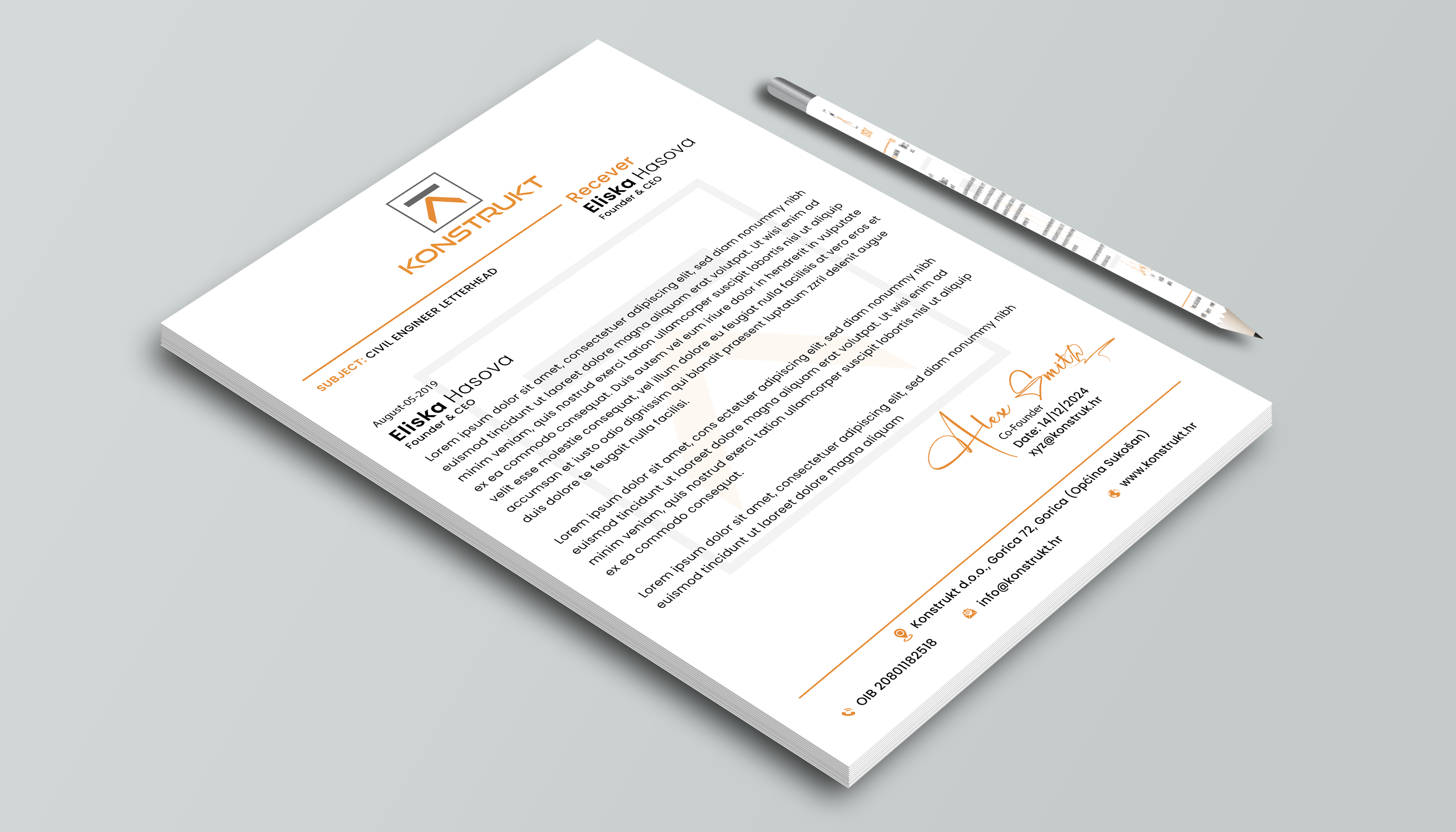 Letterhead Design by DesignerShahadat for this project | Design #34346513