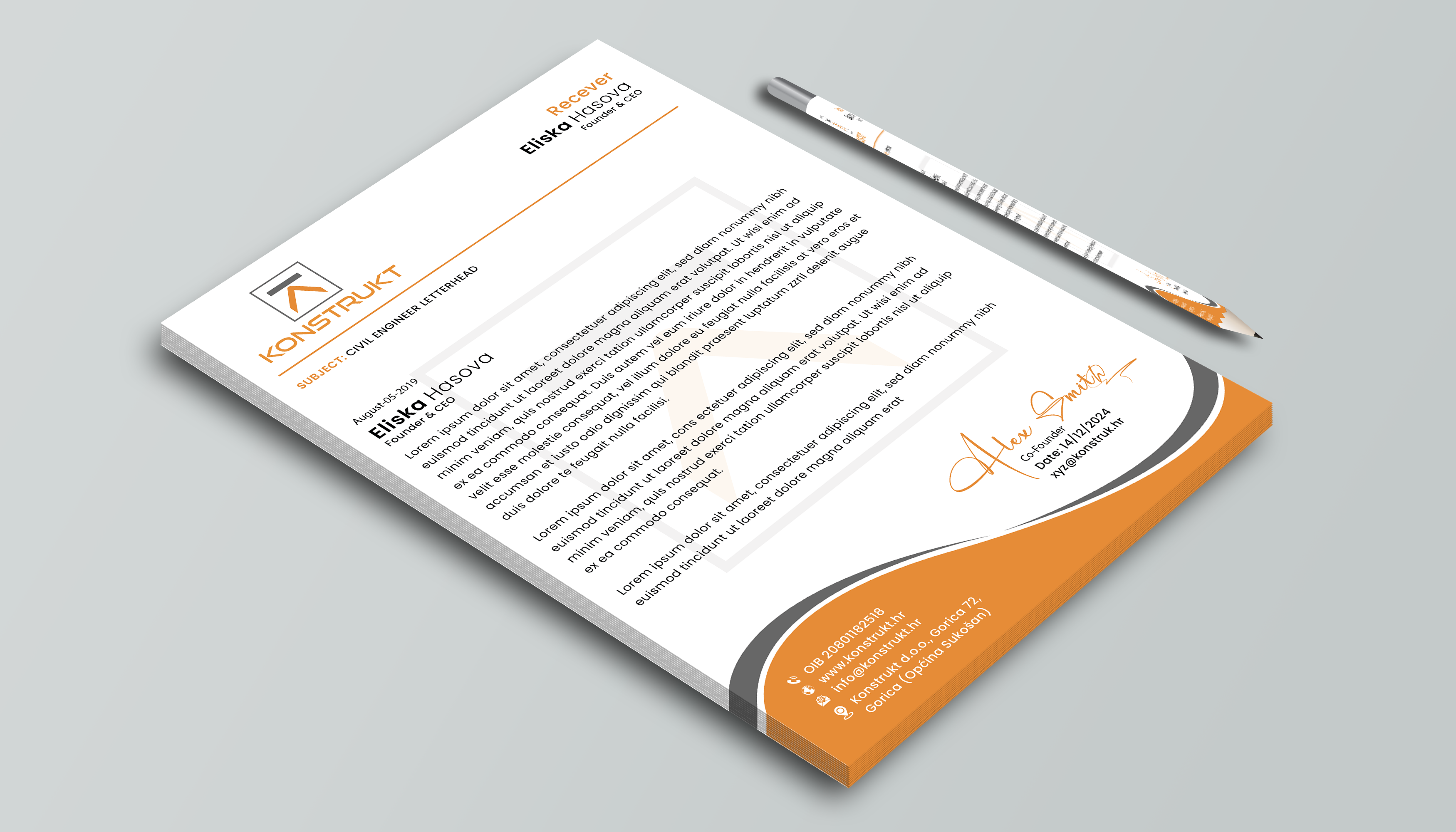 Letterhead Design by DesignerShahadat for this project | Design #34346641