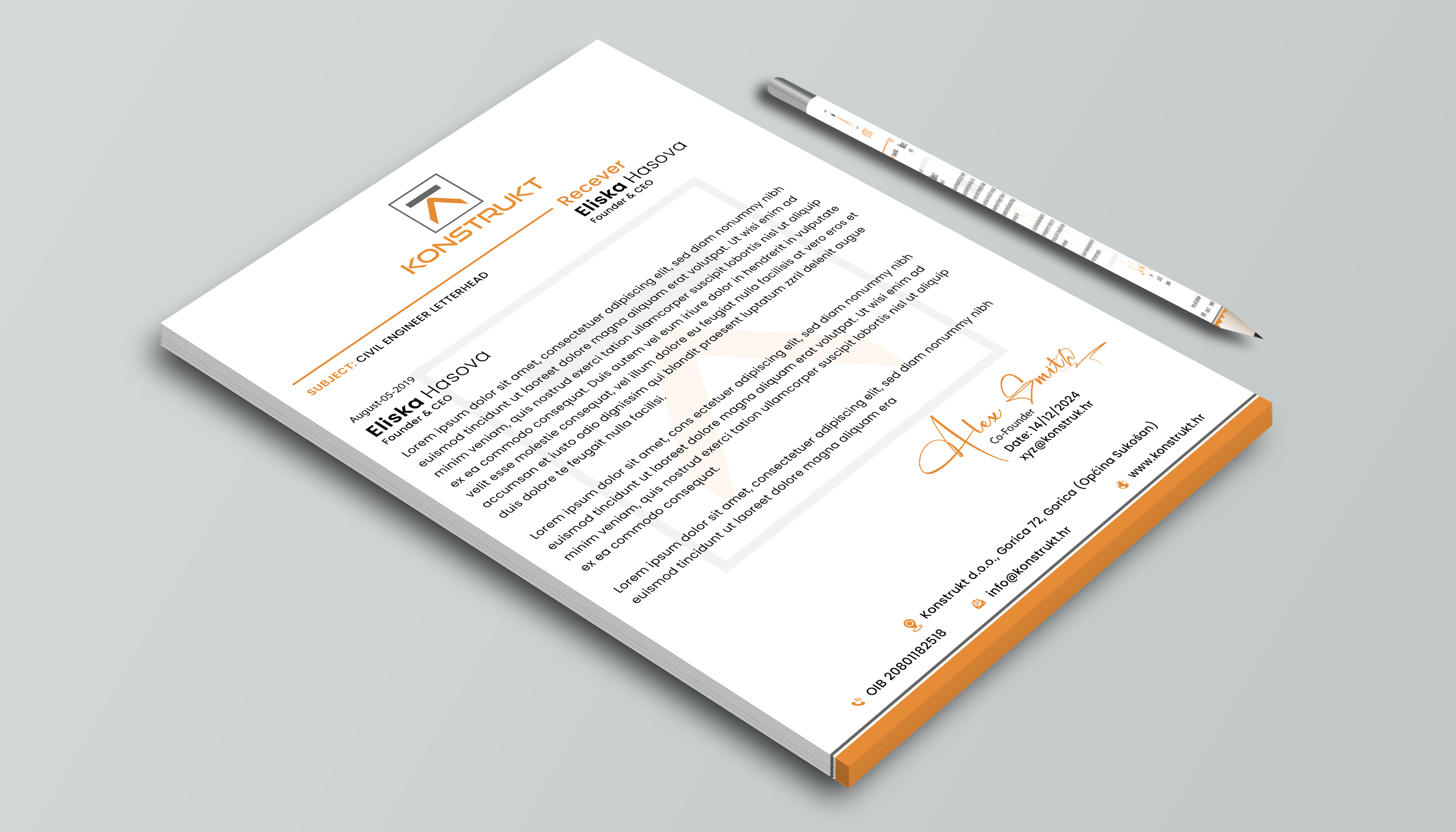Letterhead Design by DesignerShahadat for this project | Design #34346645