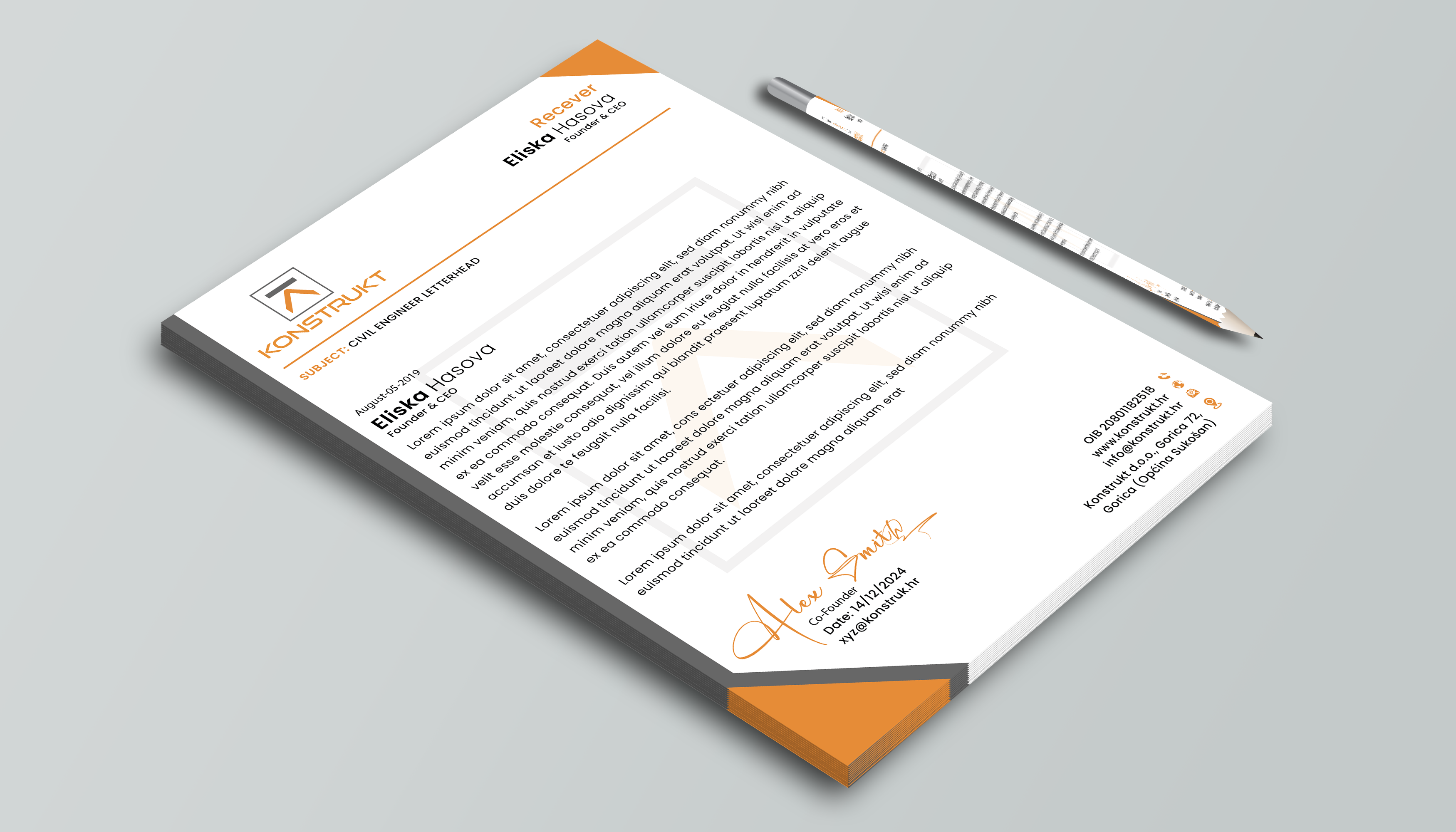 Letterhead Design by DesignerShahadat for this project | Design #34346762