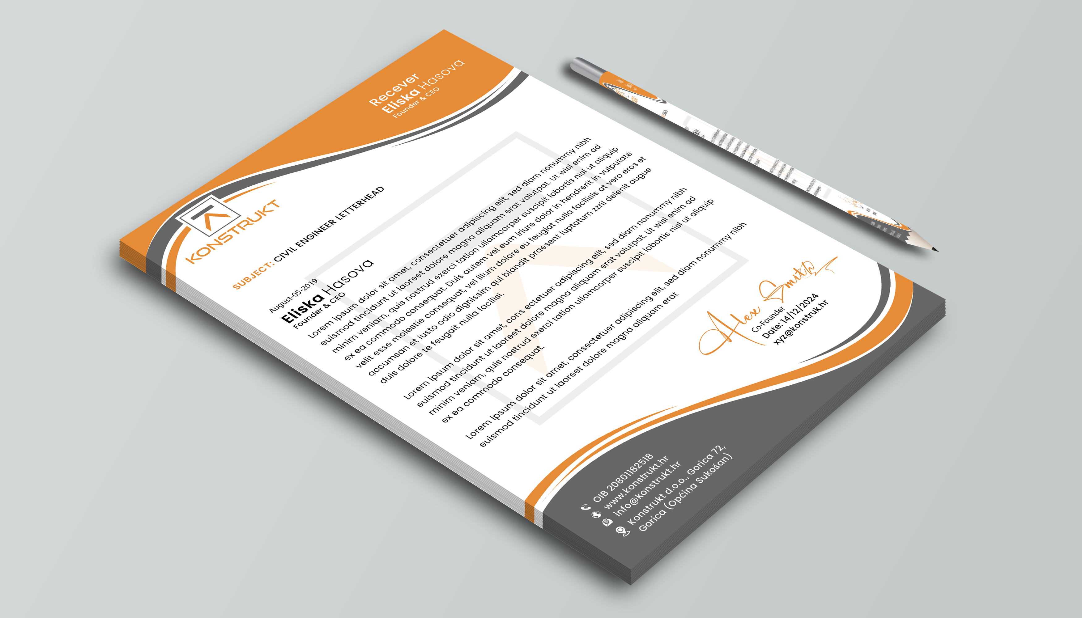 Letterhead Design by DesignerShahadat for this project | Design #34346764