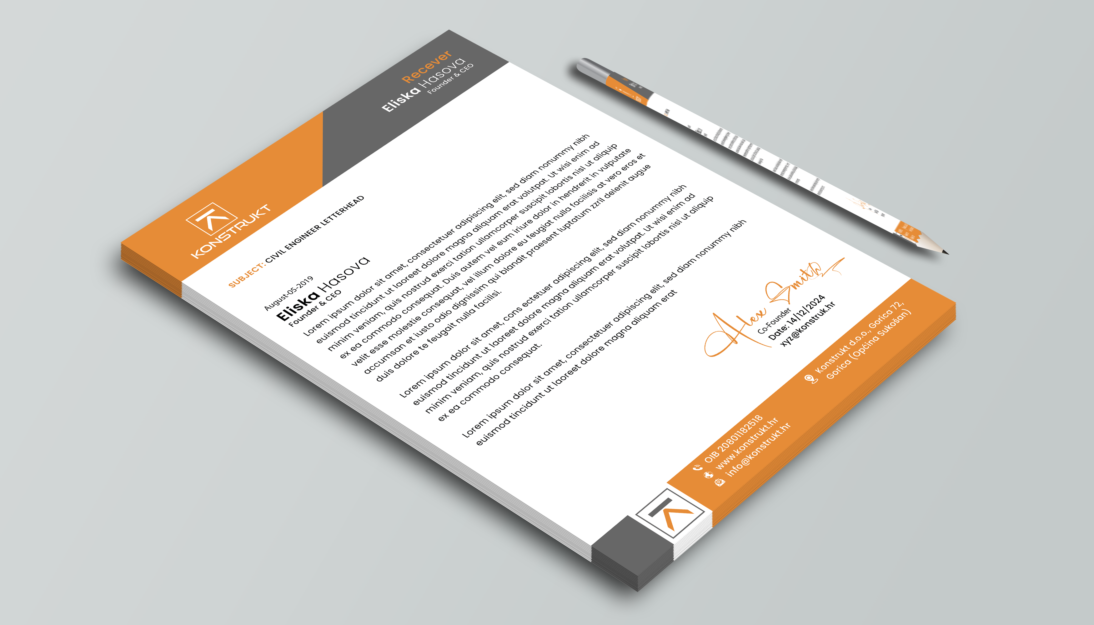 Letterhead Design by DesignerShahadat for this project | Design #34346765