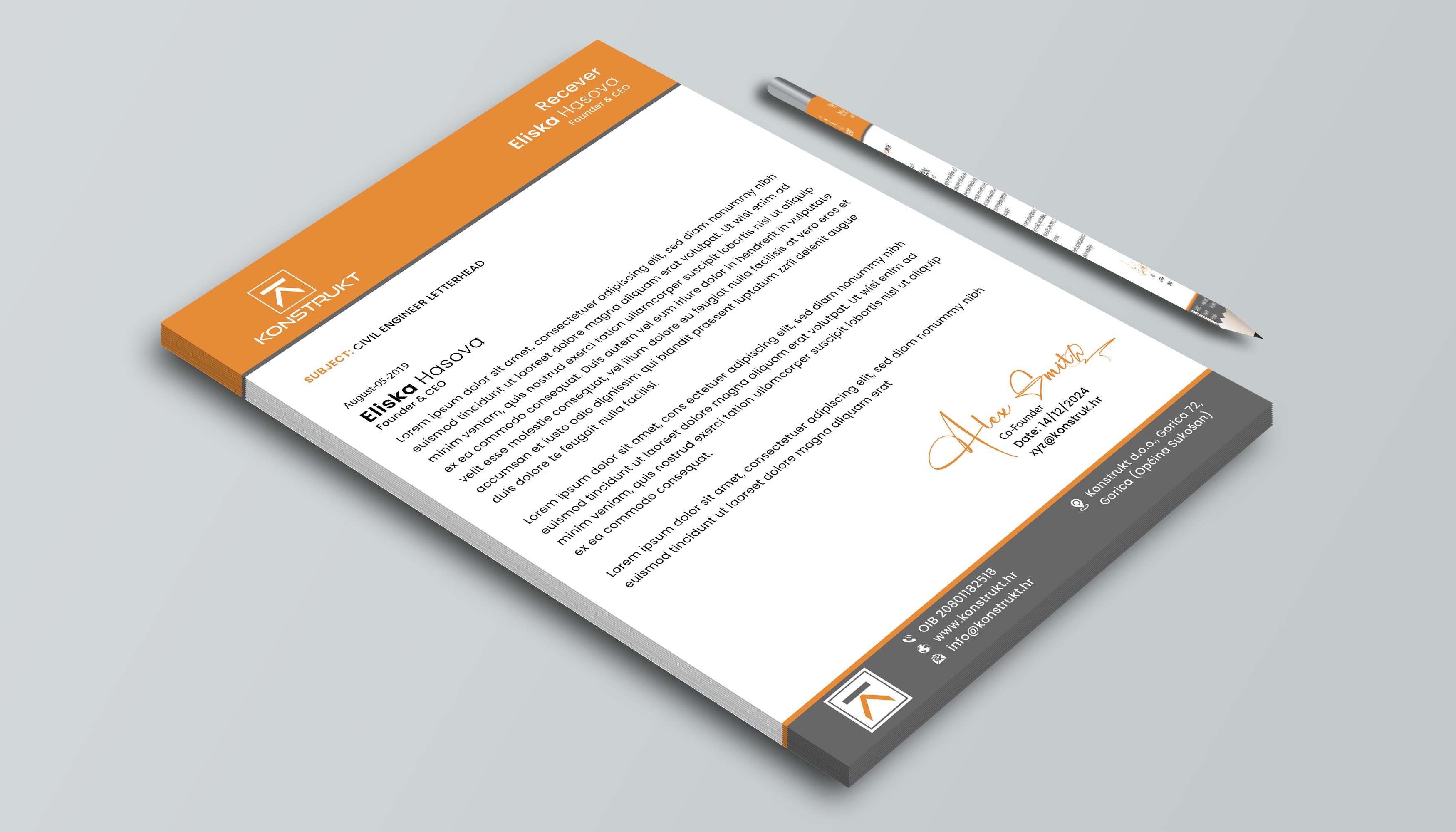 Letterhead Design by DesignerShahadat for this project | Design #34346766