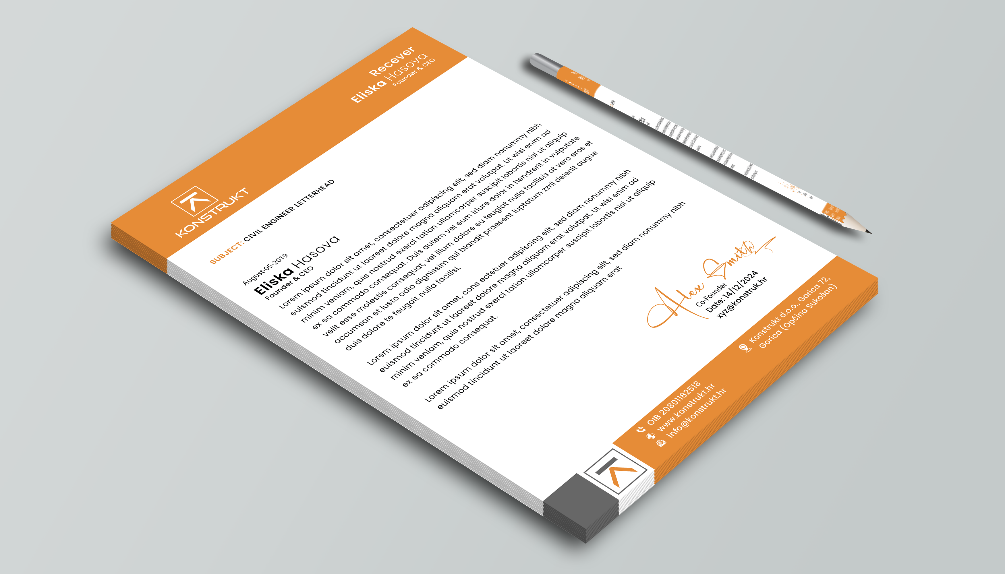 Diseño de Membrete por DesignerShahadat para este proyecto | Diseño #34346767