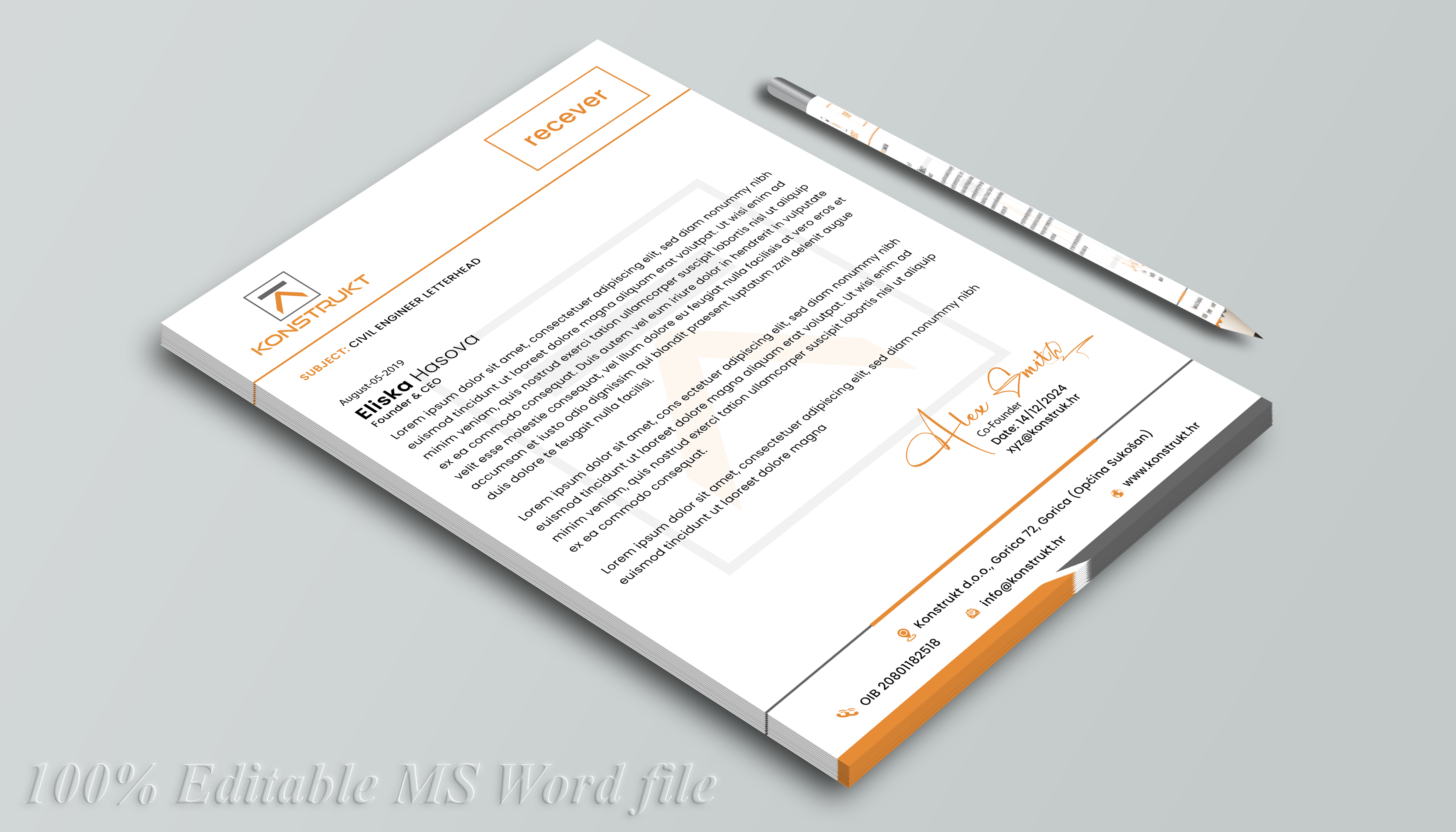 Letterhead Design by DesignerShahadat for this project | Design #34347876