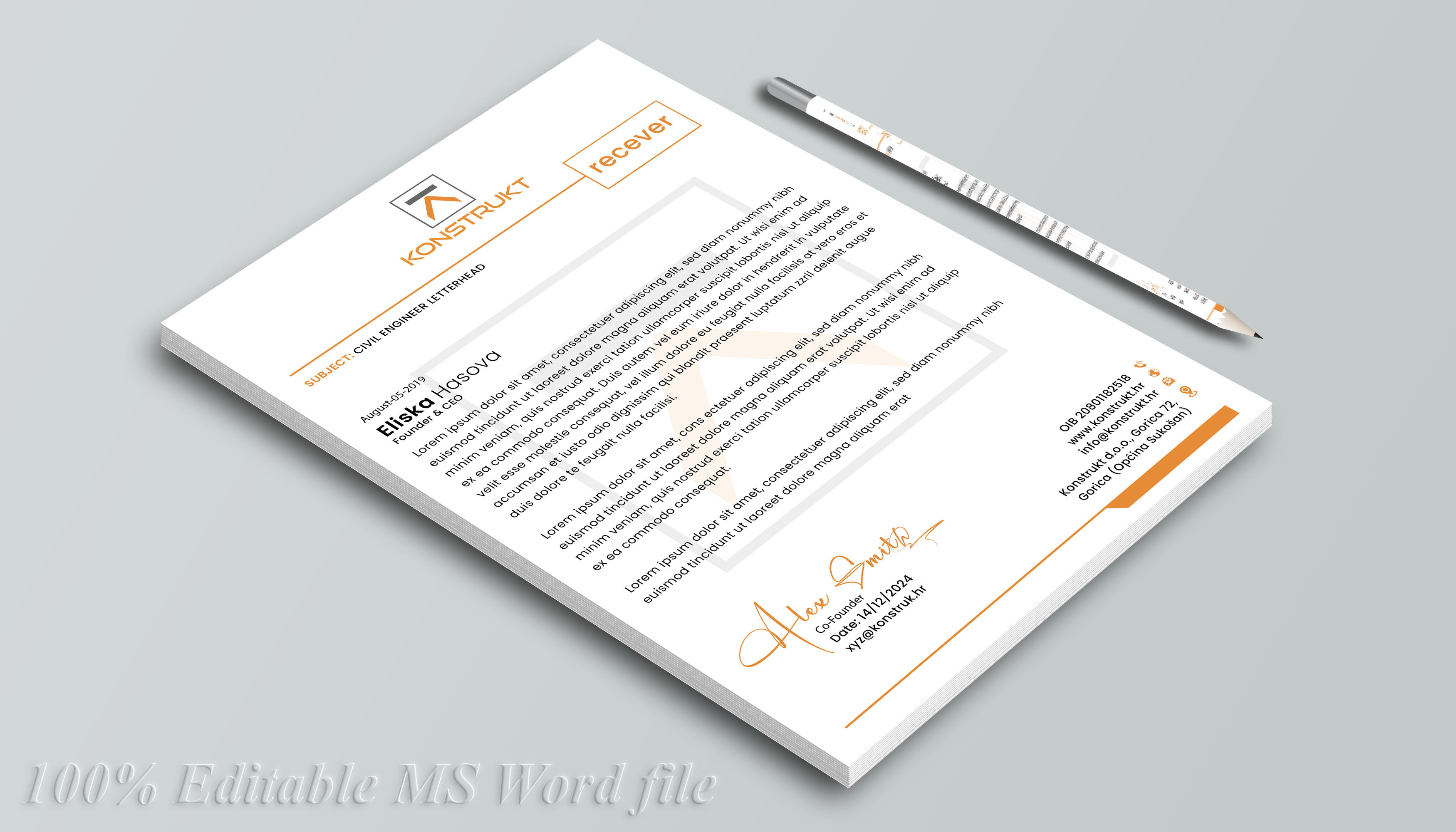Letterhead Design by DesignerShahadat for this project | Design #34347879