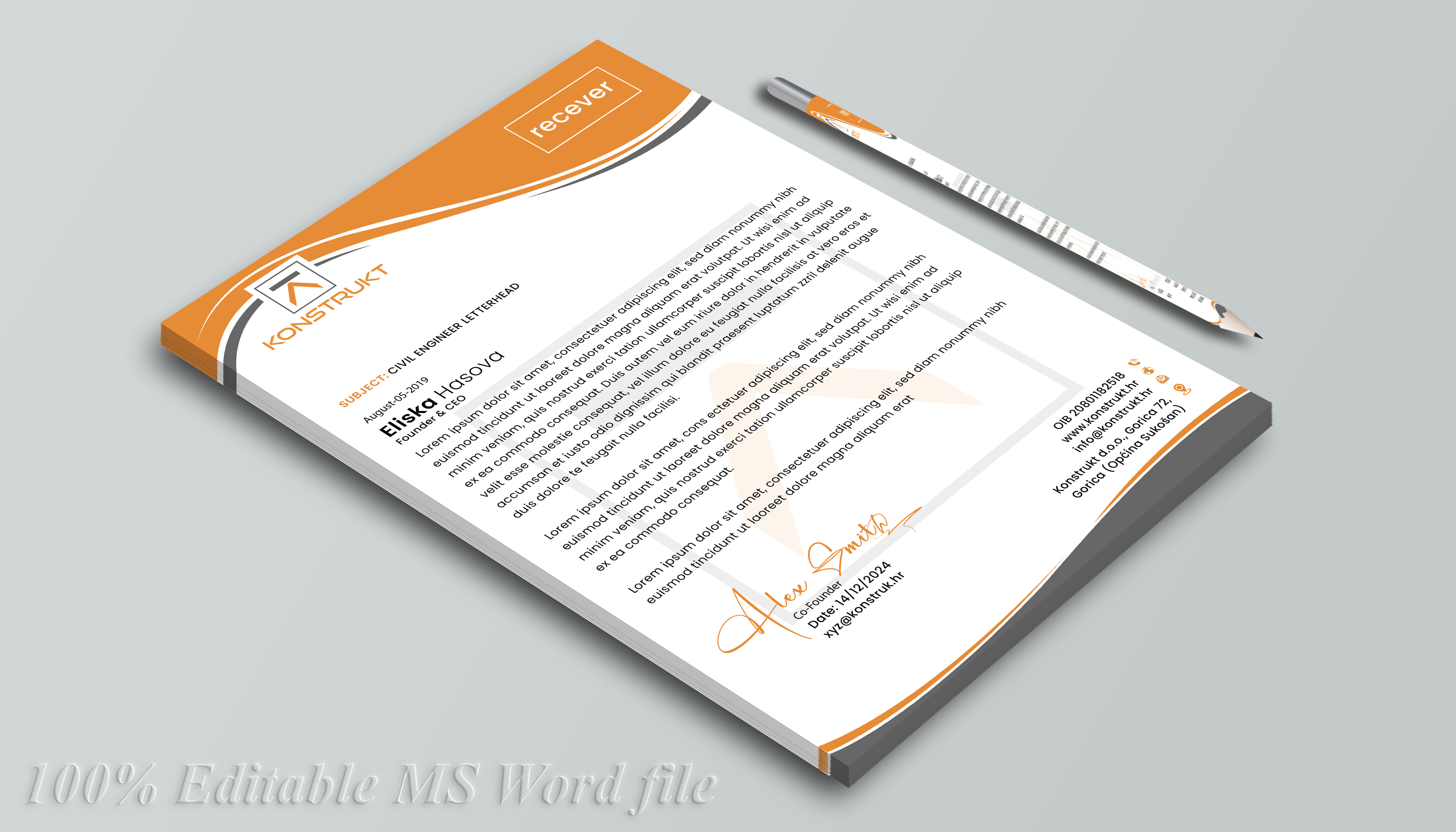 Letterhead Design by DesignerShahadat for this project | Design #34357146
